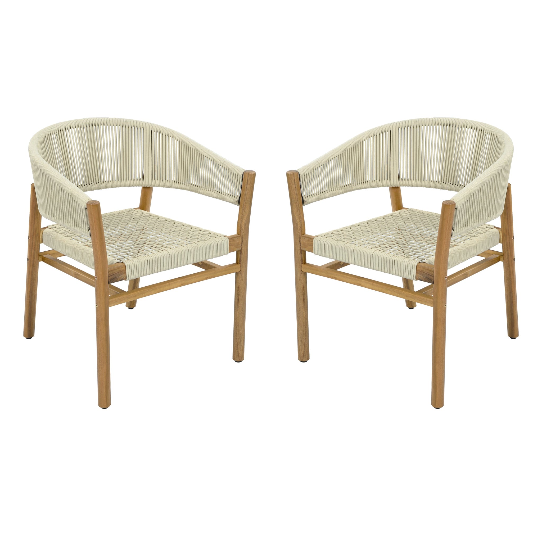 Outdoor Accent Chair Set - 2 Person Seating Group by HouseOfZazla