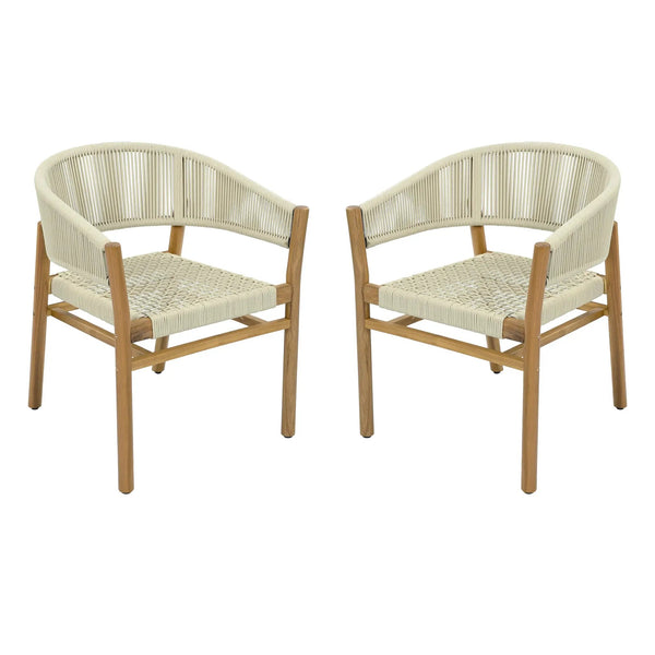 Outdoor Accent Chair Set - 2 Person Seating Group