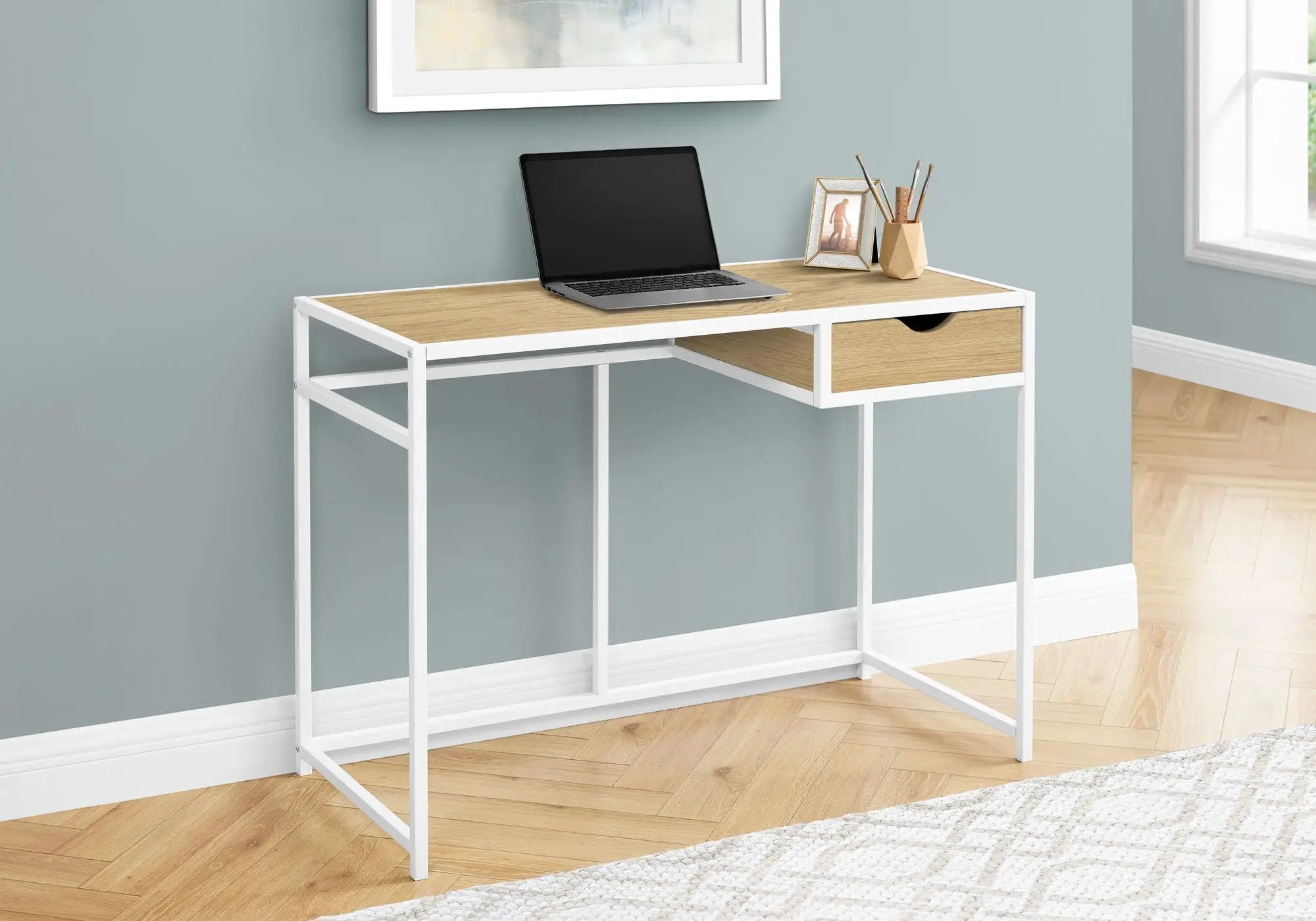 Computer Desk For Home Office, 1 Storage Drawer, Contemporary & Modern by Unique Piece Furniture