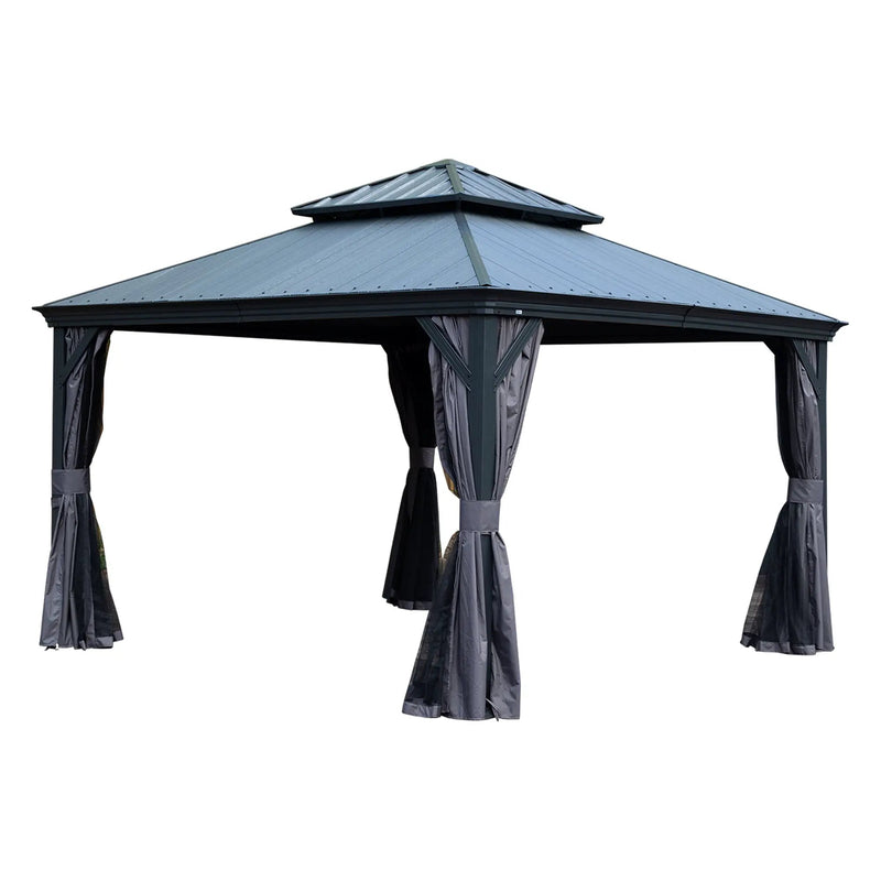 12'x12' Hardtop Gazebo with Resin Roof by HouseOfZazla