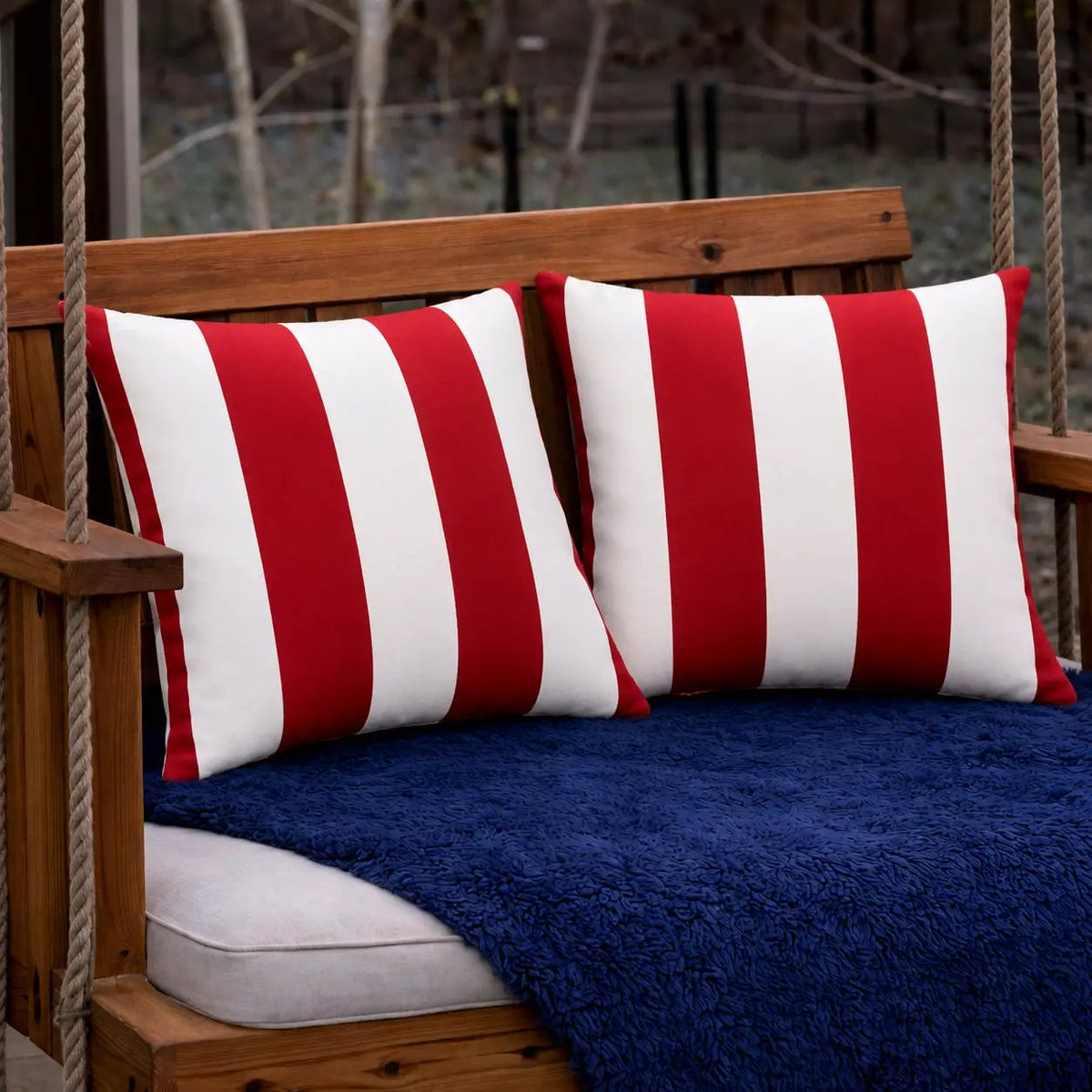 2 Pack Outdoor Lumbar Pillow Covers by HouseOfZazla
