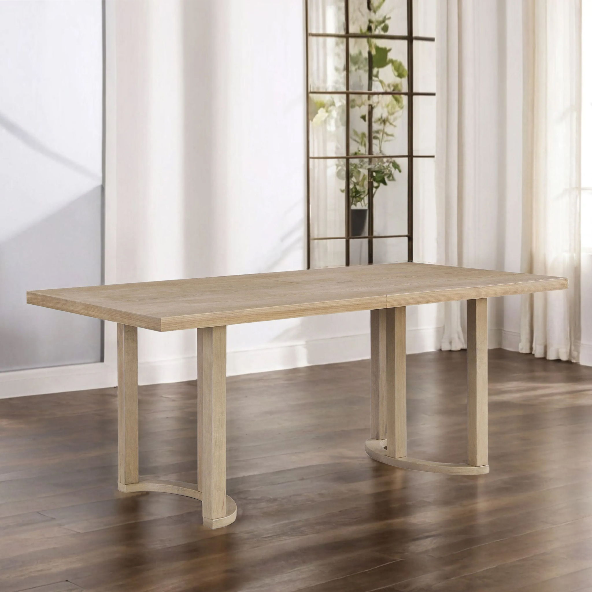 Modern Dining Table Solid Wood by HouseOfZazla