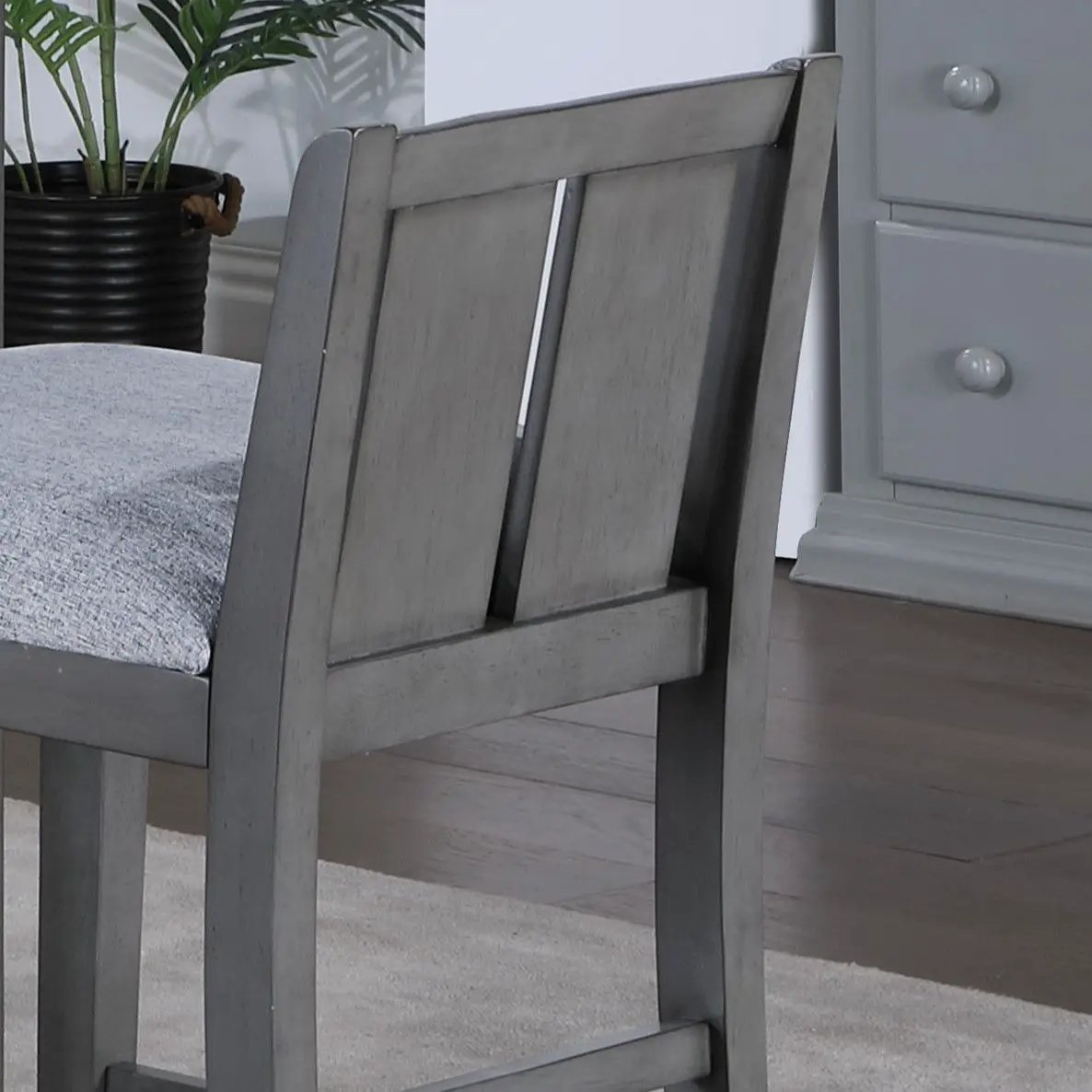 Graham - 20" Upholstered Seat Counter Height Chair (Set of 2) by HouseOfZazla