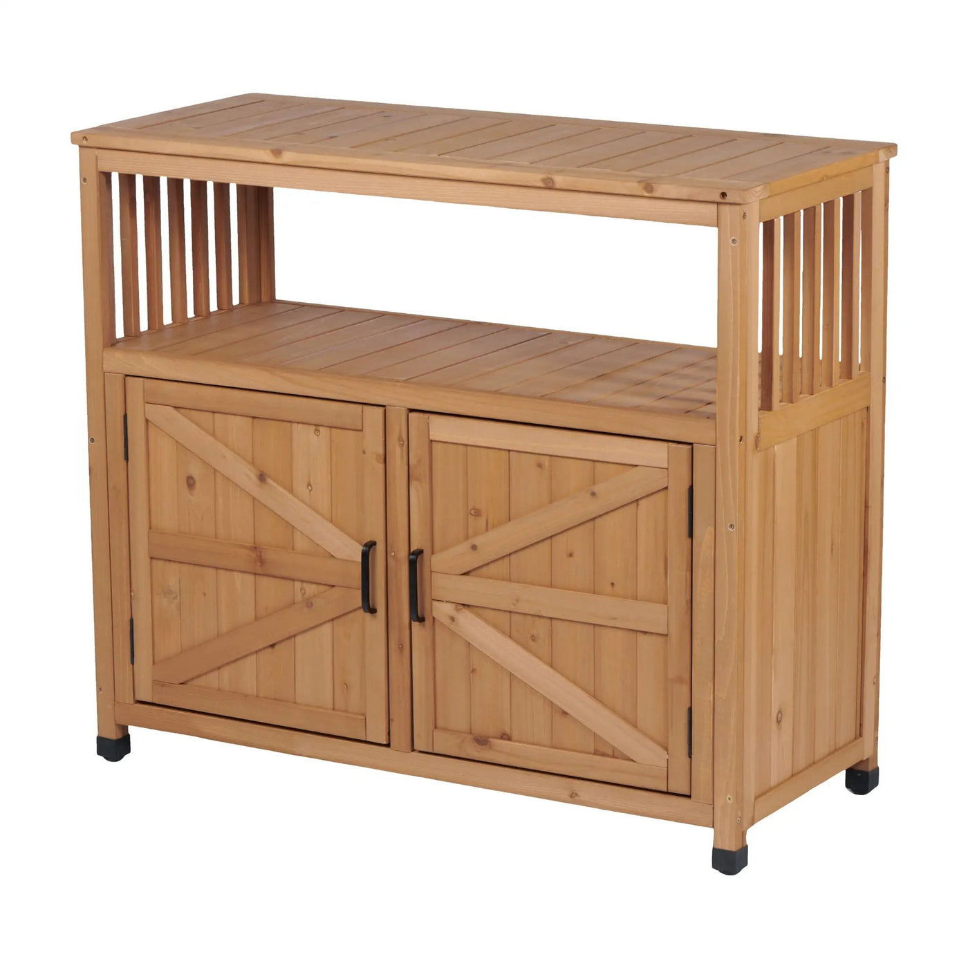 Patio Bar Table Set With Storage by HouseOfZazla