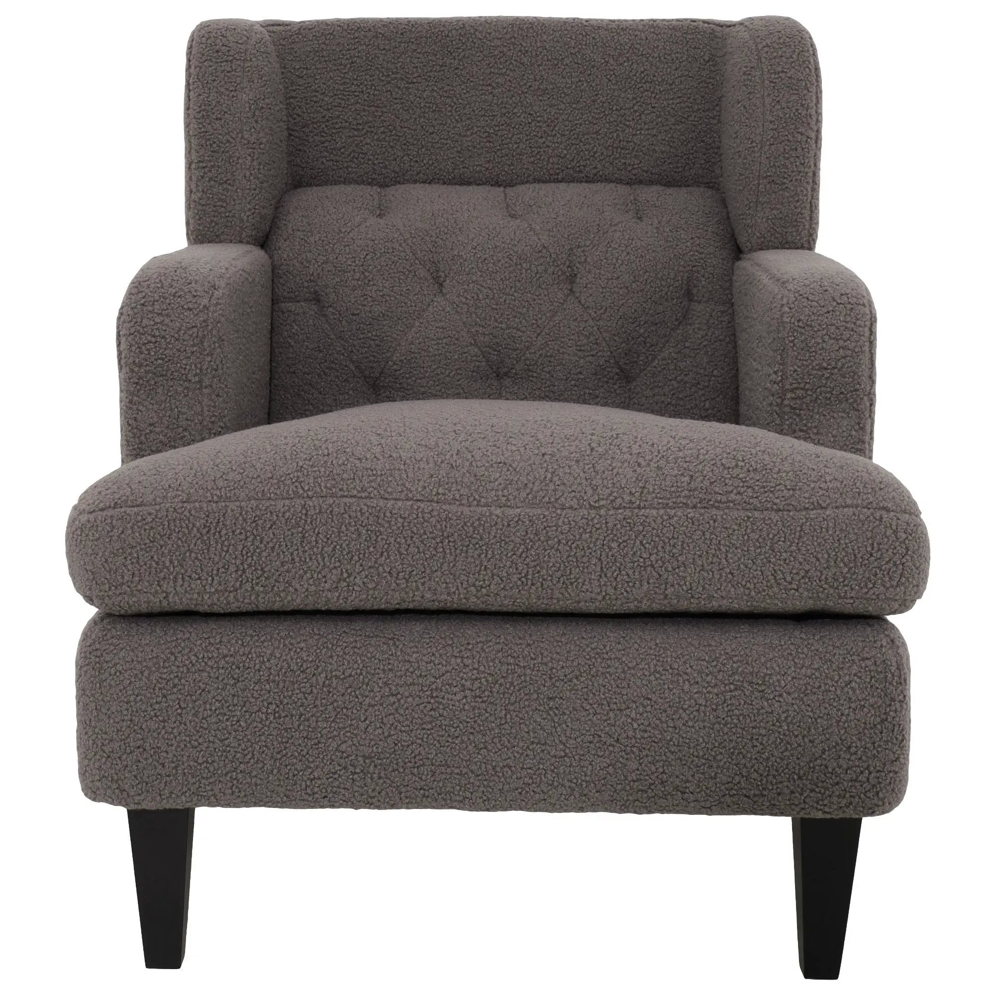 Upholstered Accent Chair Tufted Armchair For Living Room And Bedroom by Unique Piece Furniture