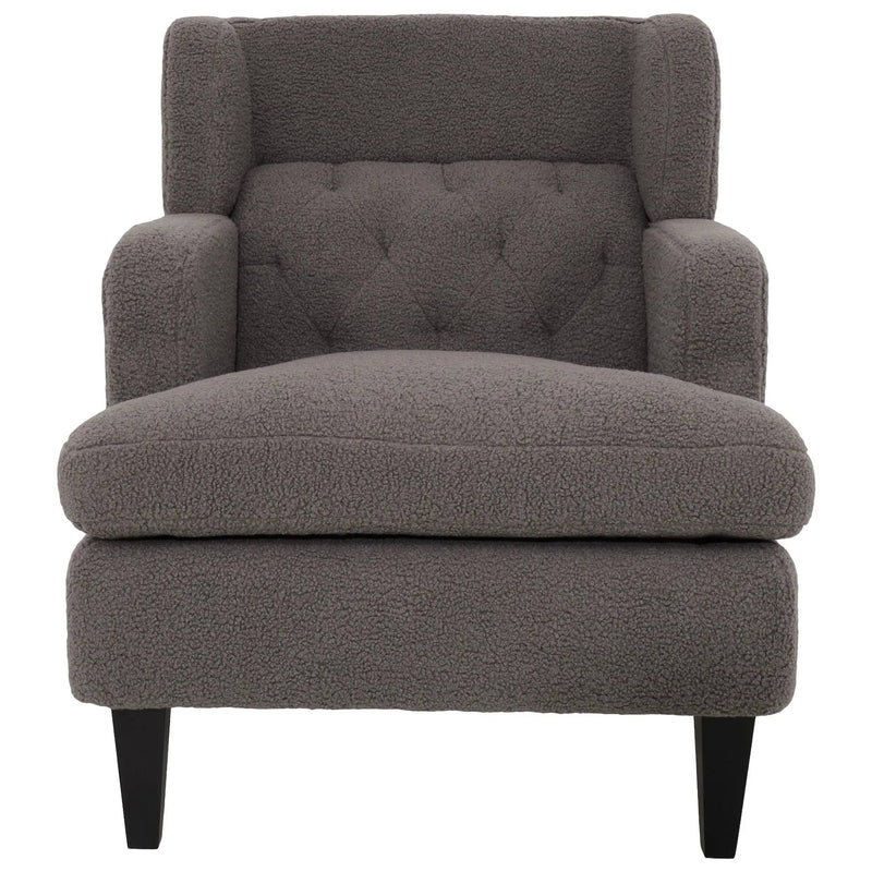 Upholstered Accent Chair Tufted Armchair For Living Room And Bedroom by Unique Piece Furniture