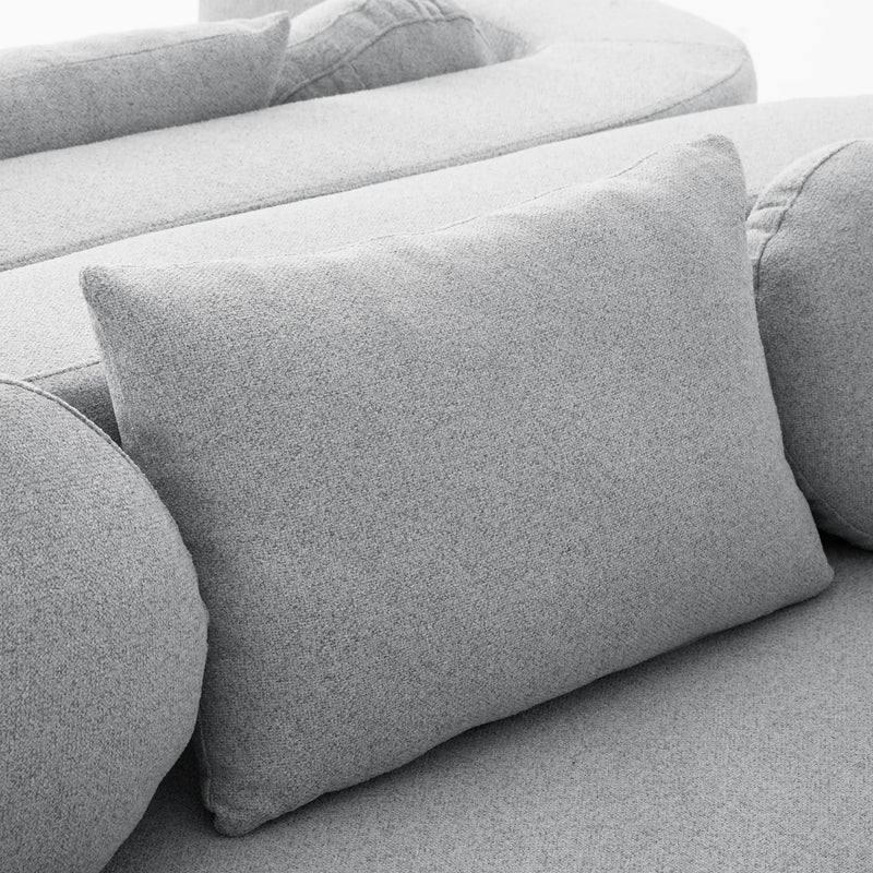 Boneless - Couch Modular Sectional Sofa With Deep Seating And Curved Design