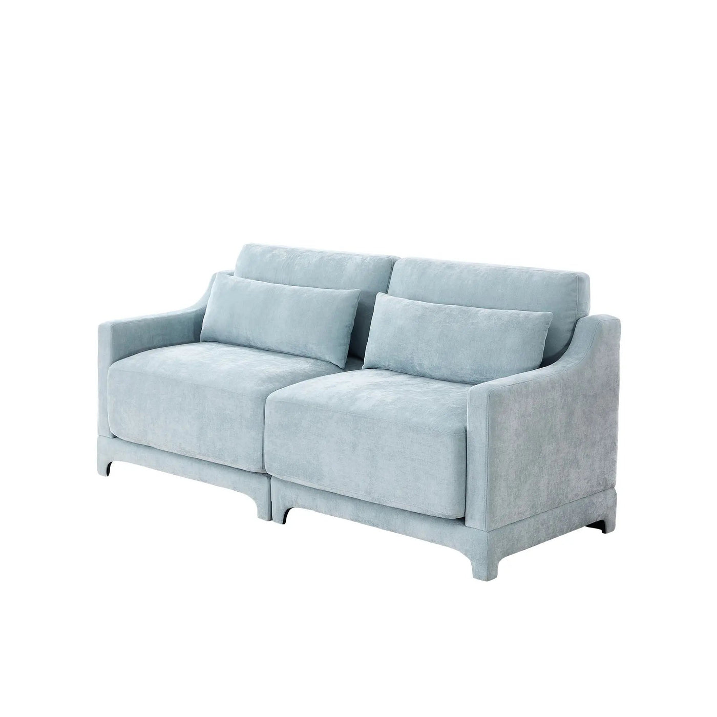 Elegant Sofa With Ergonomic Design And Lumbar Pillows by Unique Piece Furniture