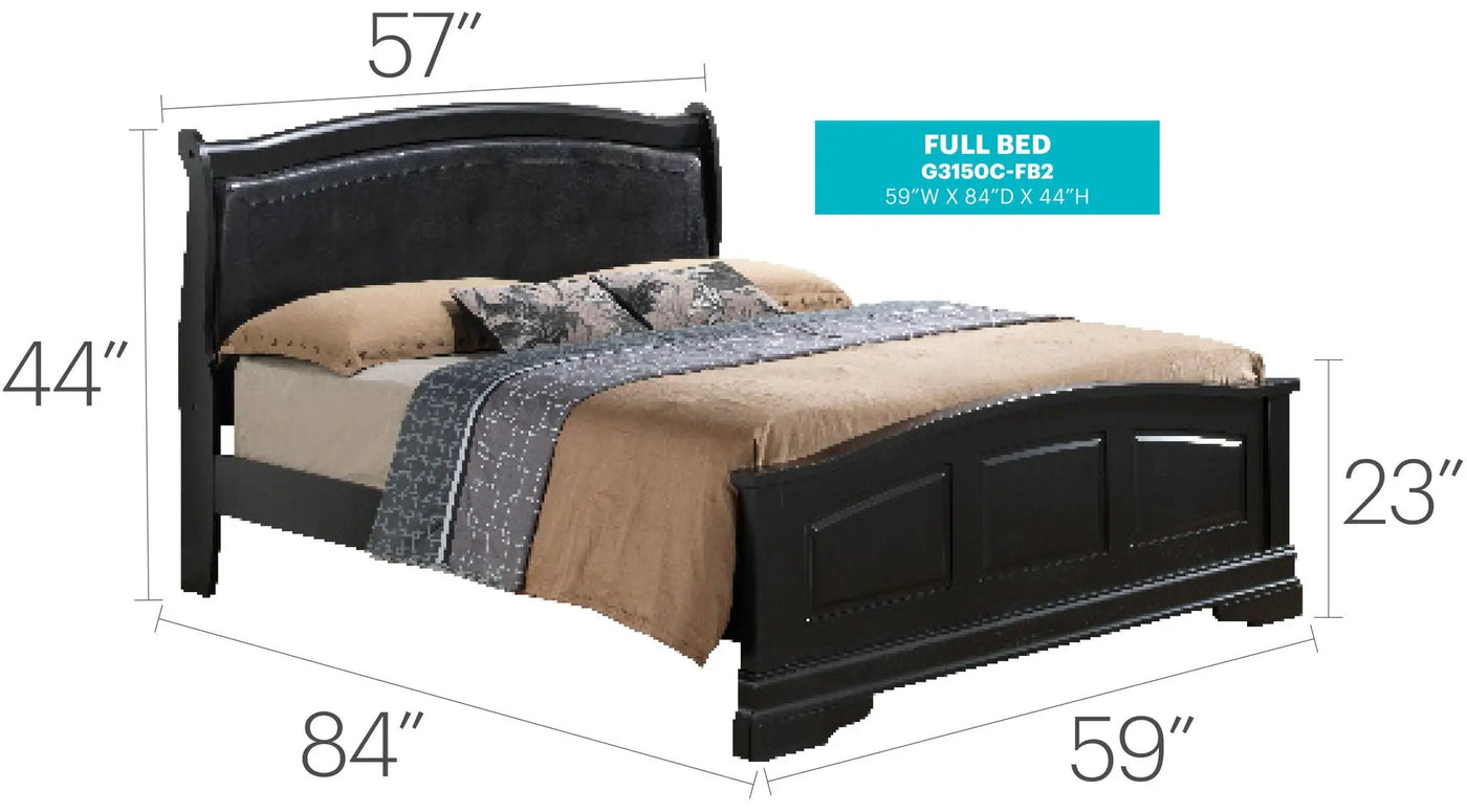 Panel Sleigh Bed Elegantly Crafted by HouseOfZazla