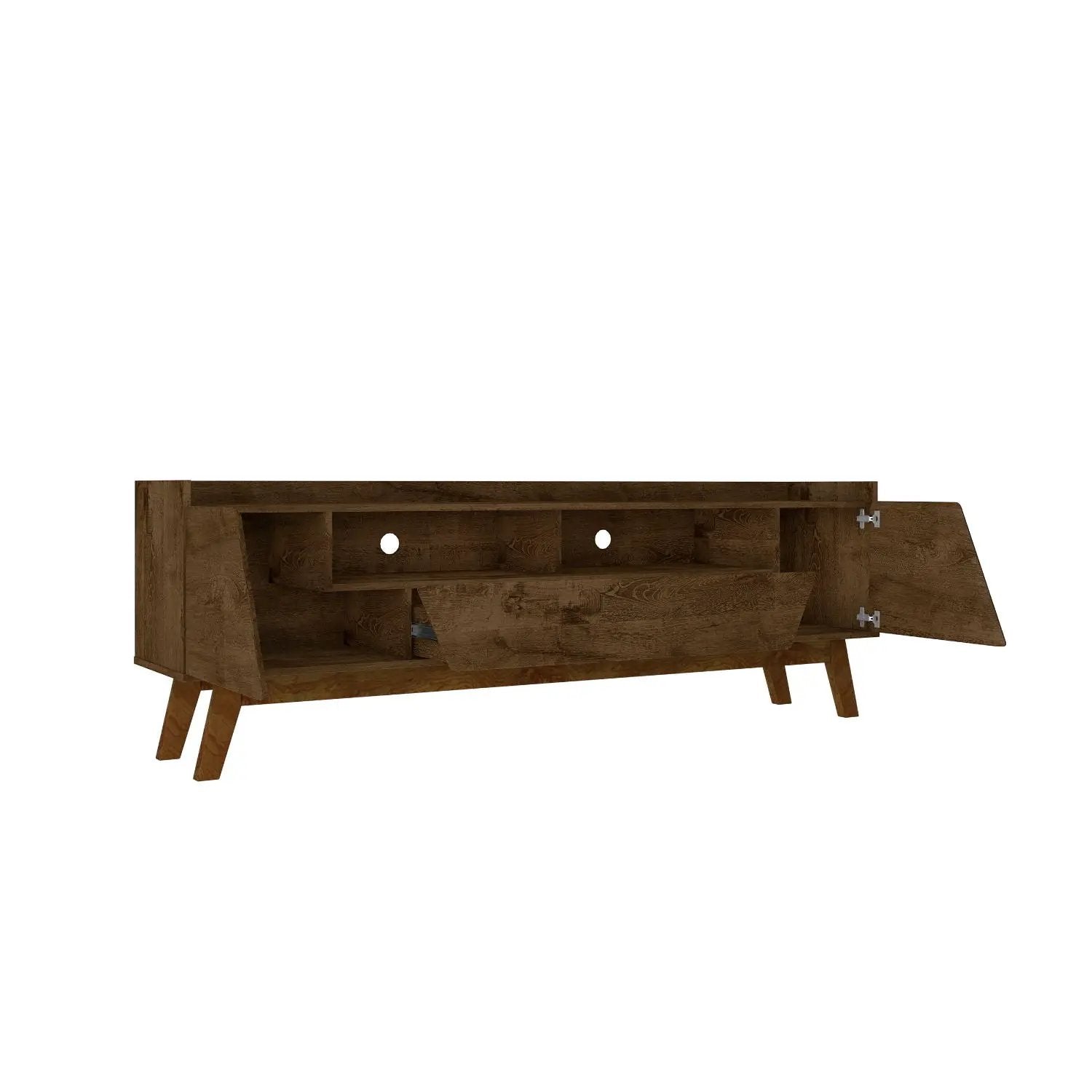 Marcus - TV Stand With 4 Shelves And Soft Close Doors by HouseOfZazla