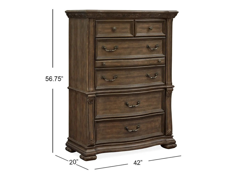 Durango - Drawer Chest - Willadeene Brown by Unique Piece Furniture