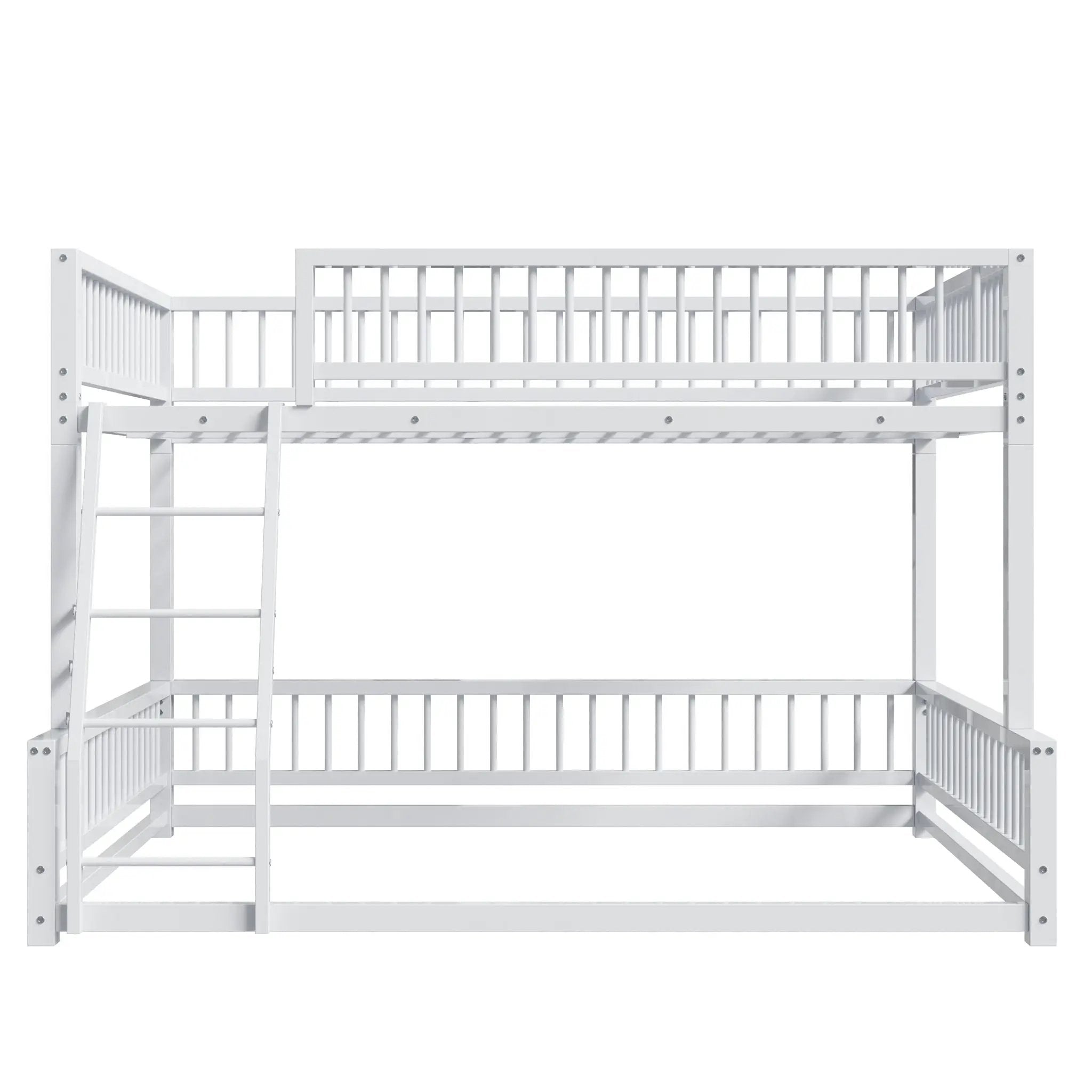 Bunk Bed With Ladder And Safety Guardrails by HouseOfZazla