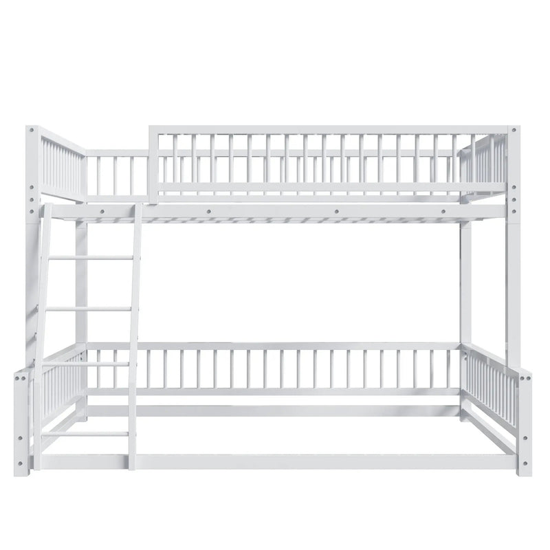 Bunk Bed With Ladder And Safety Guardrails by HouseOfZazla