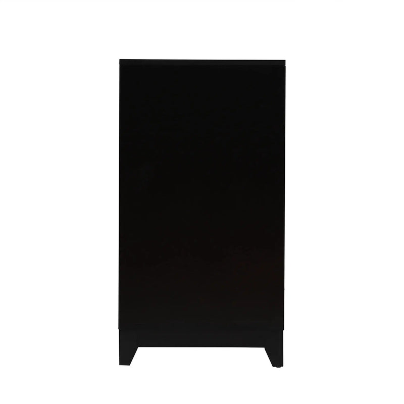TV Stand For TVs Up To 65", Modern Entertainment Center Media Console Cabinet With 2 Spacious Storage Space, Solid Wood Legs For Living Room by HouseOfZazla
