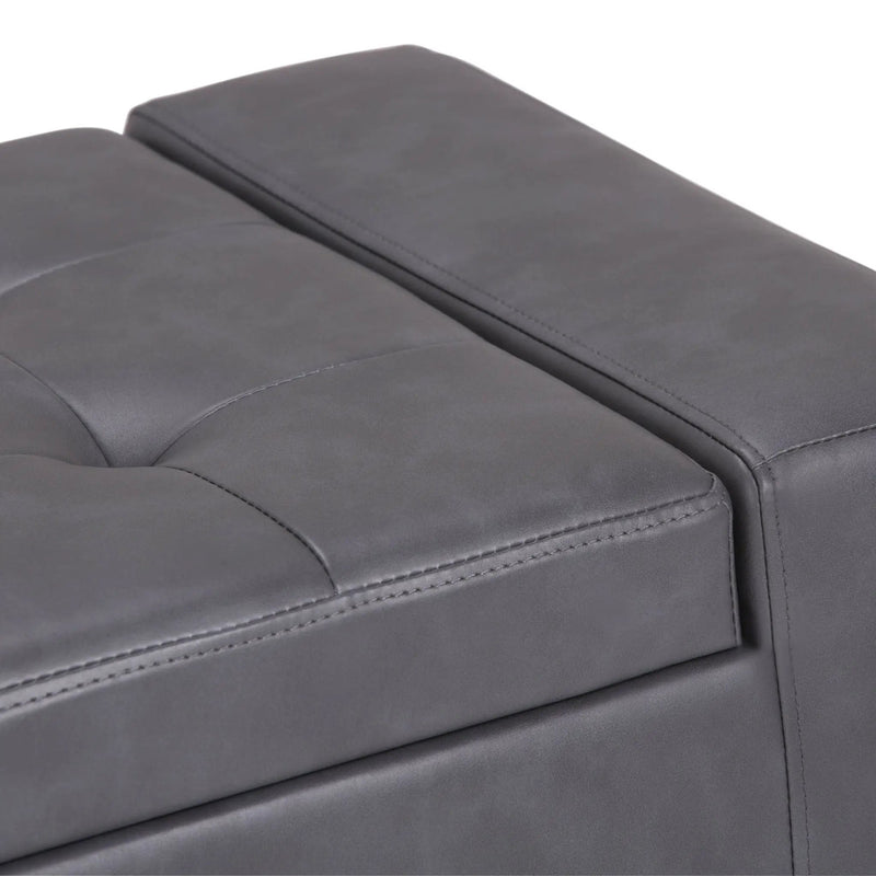 Laredo - Contemporary Large Storage Ottoman by HouseOfZazla