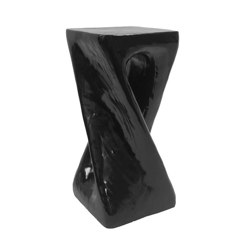 Outdoor Side Table Twist Shape End Table by BLAKHOM