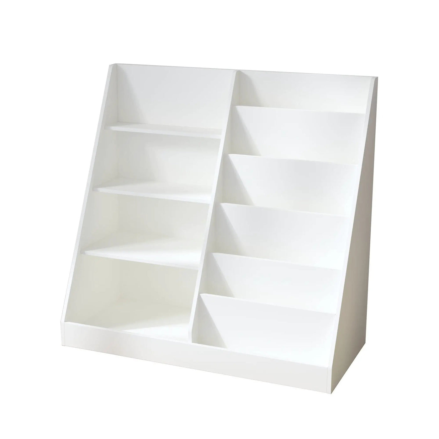 Bookshelf And Toy Storage Organizer, 4 Tier Bookcase With Display Stand For Playroom by HouseOfZazla