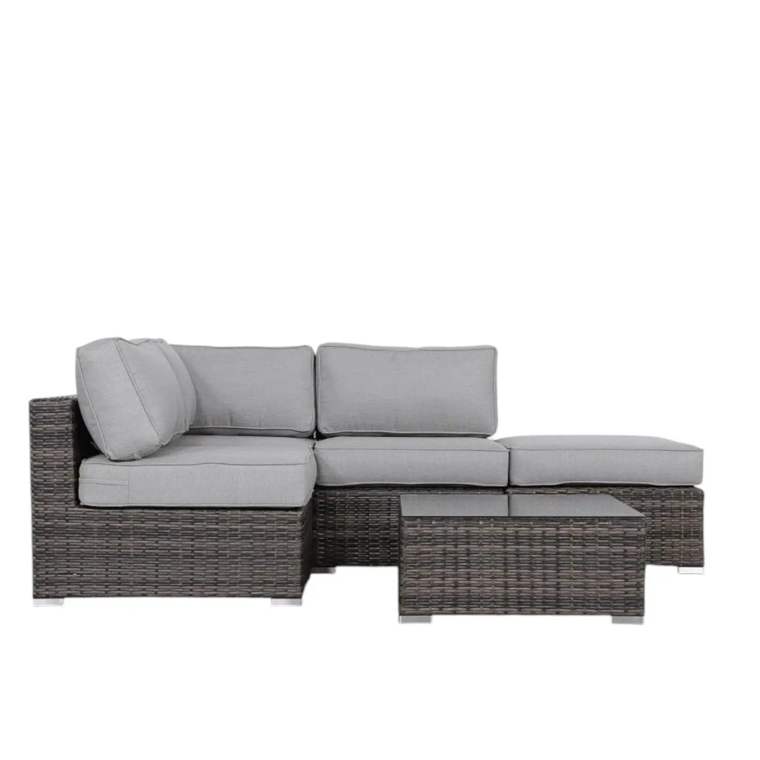 Seating Set With Cushions Handcrafted Wicker Design by Unique Piece Furniture