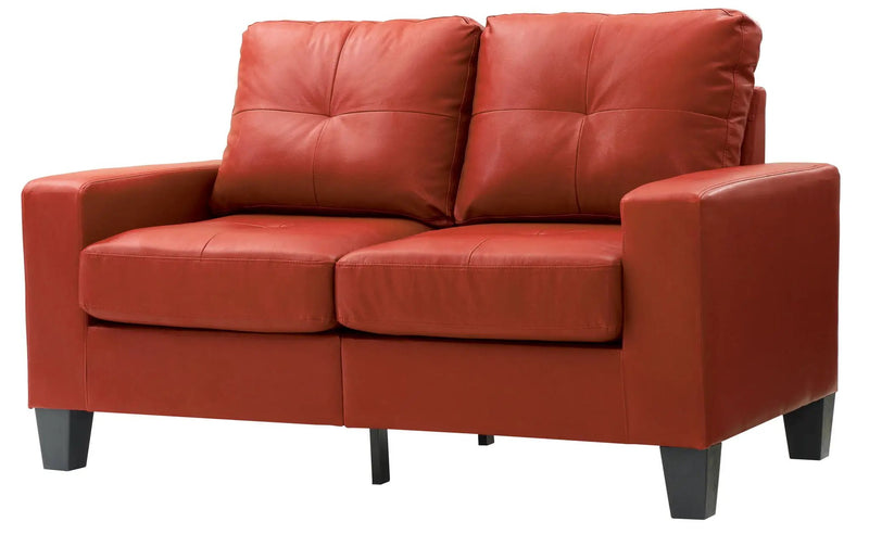 Newbury - Track Arm Loveseat For Cozy Spaces by Unique Piece Furniture