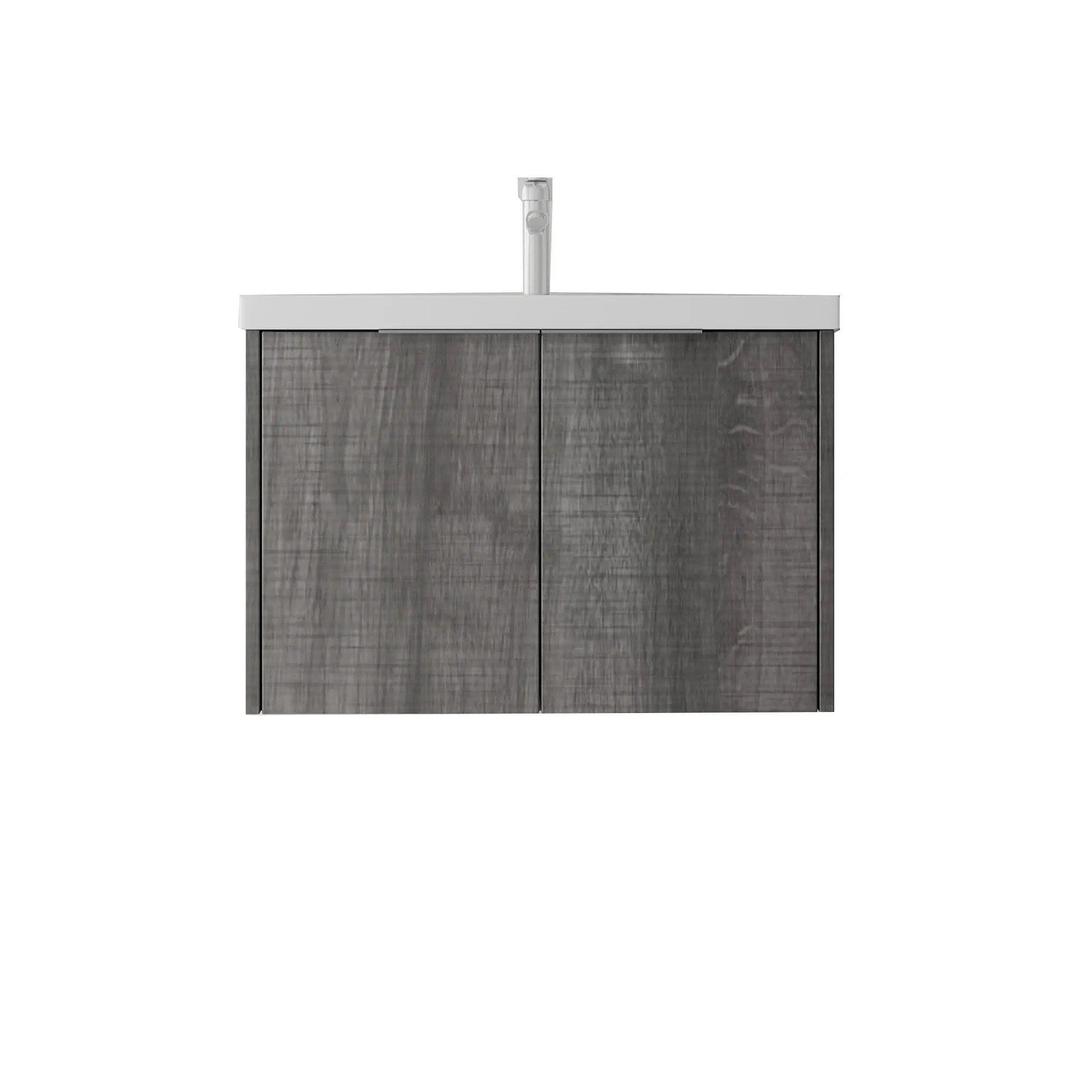 36 Inch Floating Bathroom Vanity with Ceramic Sink and Soft-Close Door by HouseOfZazla