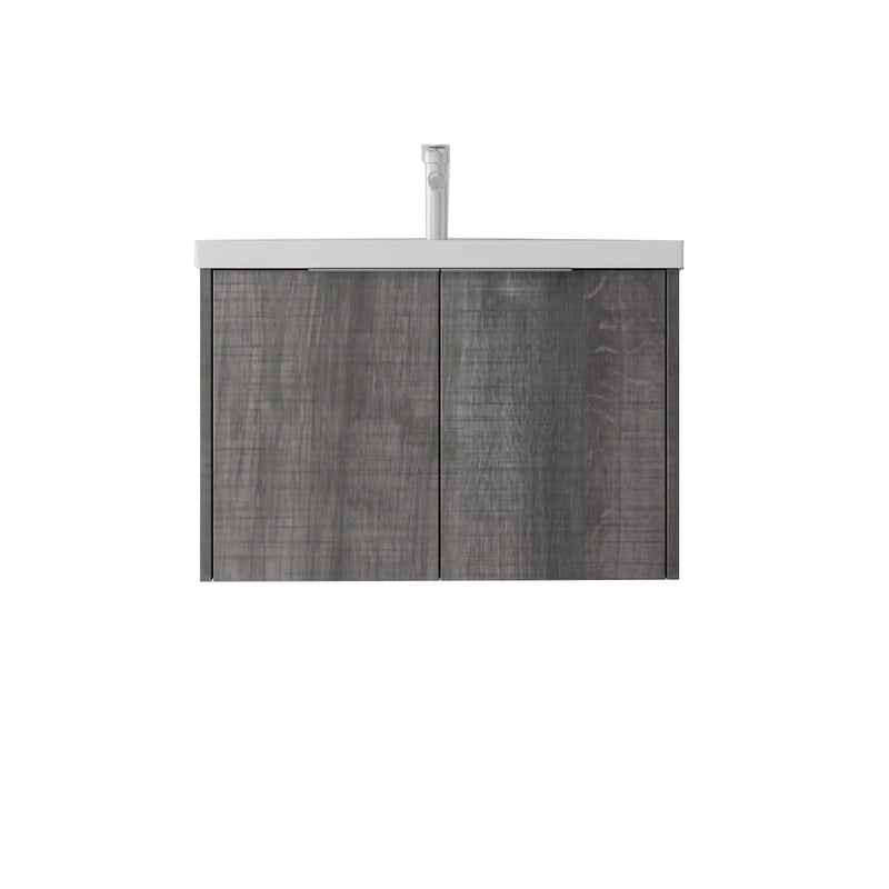 36 Inch Floating Bathroom Vanity with Ceramic Sink and Soft-Close Door by HouseOfZazla