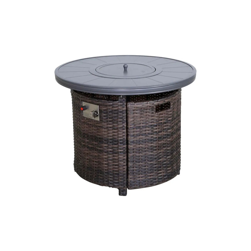 Outdoor Fire Pit Table With Lid by HouseOfZazla