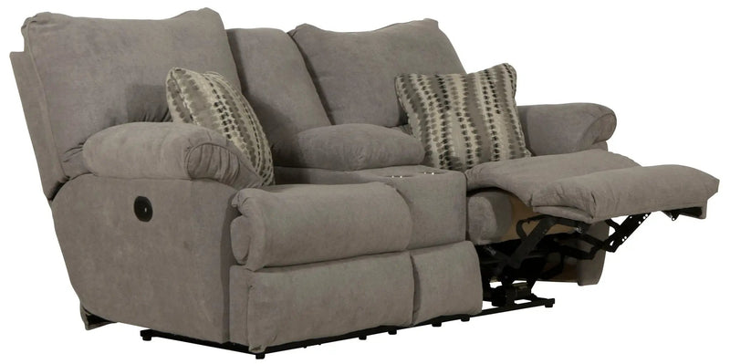 Sadler - Lay Flat Reclining Console Loveseat by Unique Piece Furniture