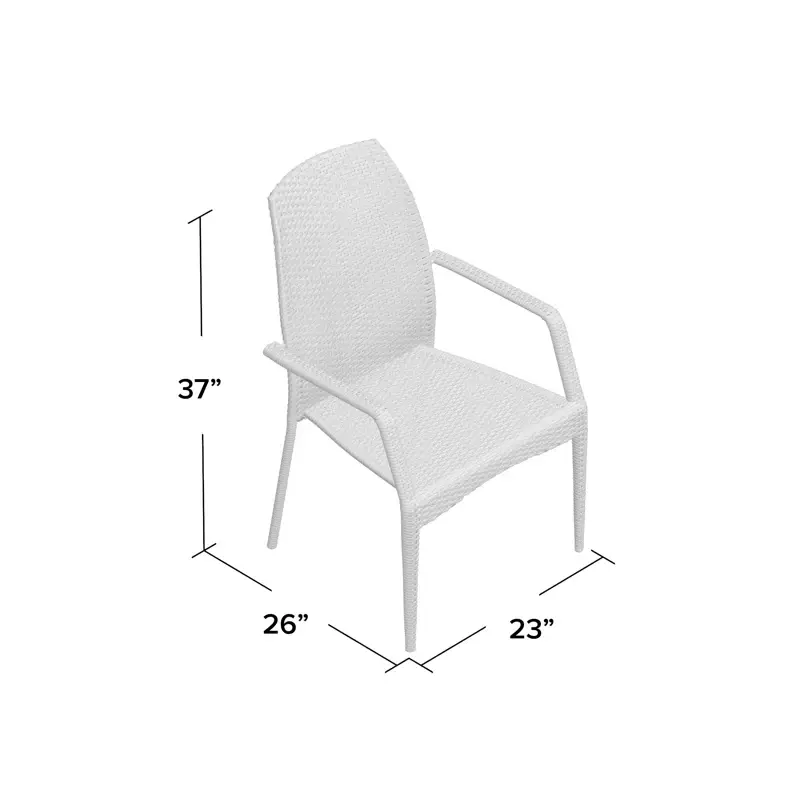 Outdoor Wicker Chairs, 54020 KD MP2, 2 Chairs/Set by HouseOfZazla