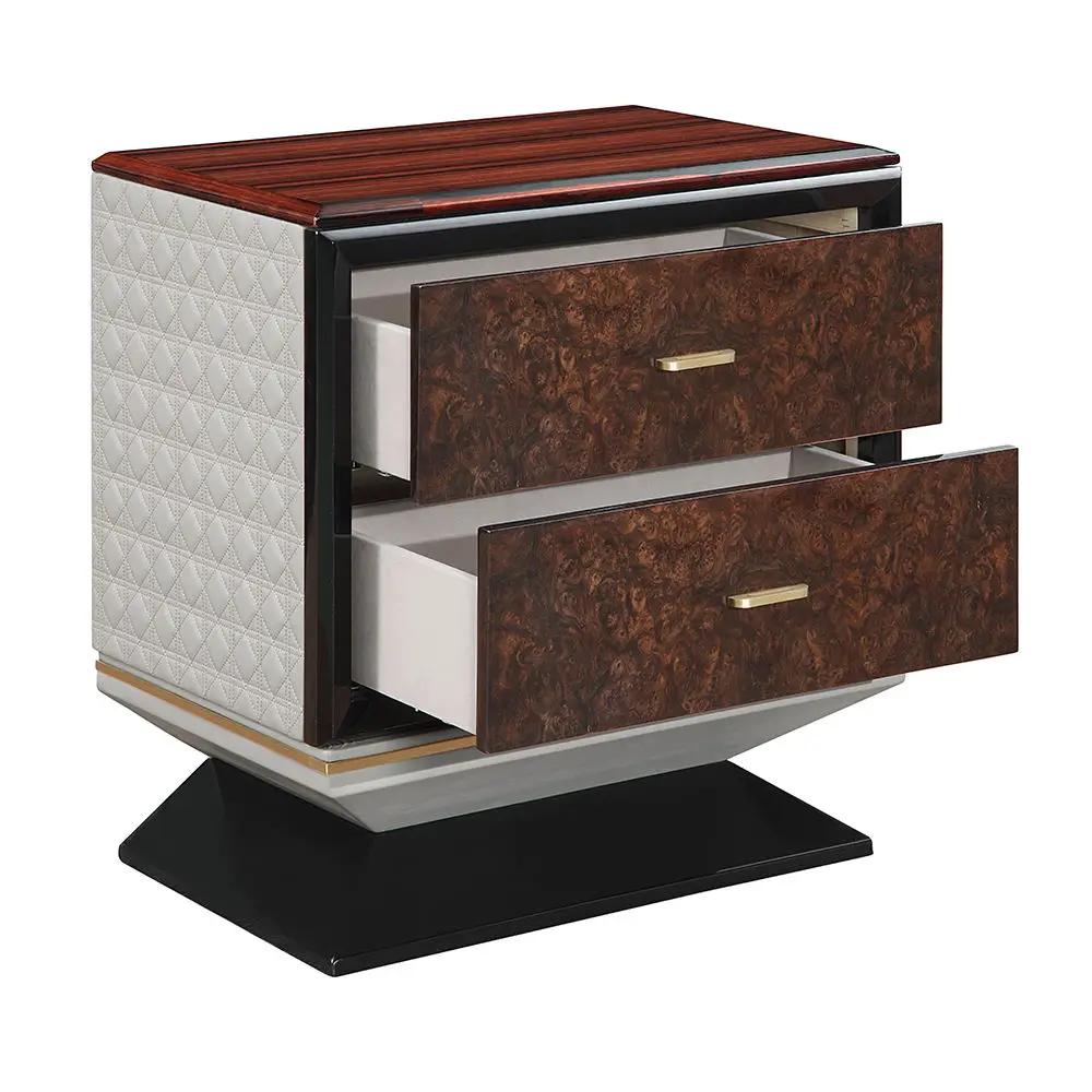 Jamonica - Nightstand With 2 Drawers - Dark Brown by Unique Piece Furniture