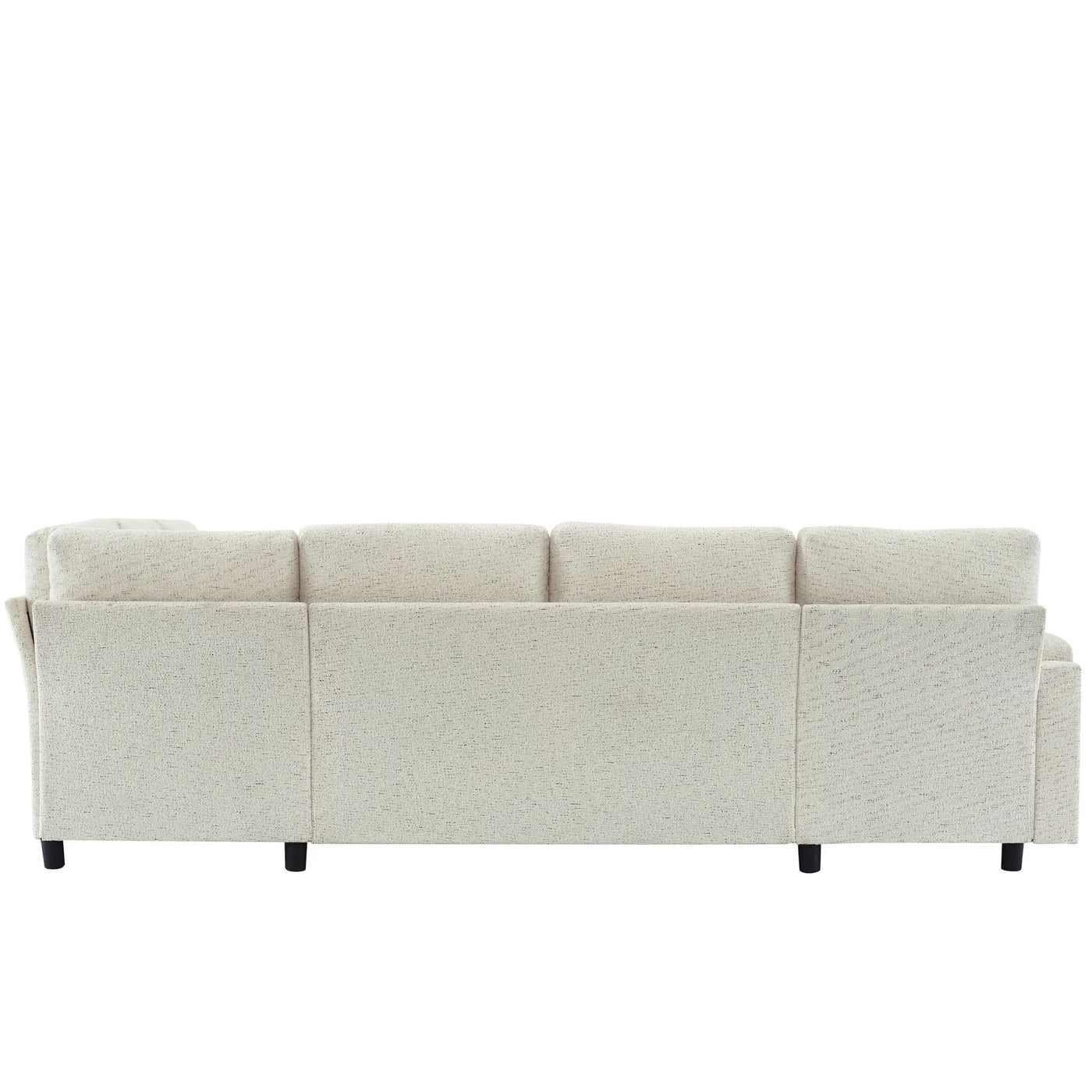 U-Shaped Sectional Sleeper Sofa With Ample Storage Space, 2 Cup Holders And Charging Ports For Living Room by HouseOfZazla