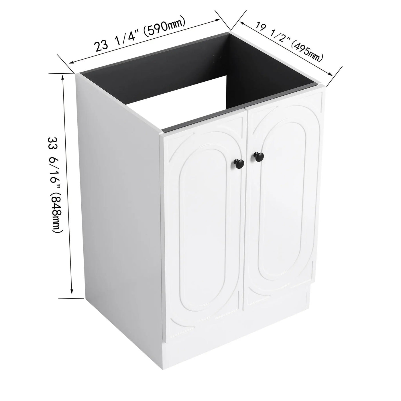Modern Freestanding Bathroom Vanity With Soft Close Cabinet Doors by Unique Piece Furniture