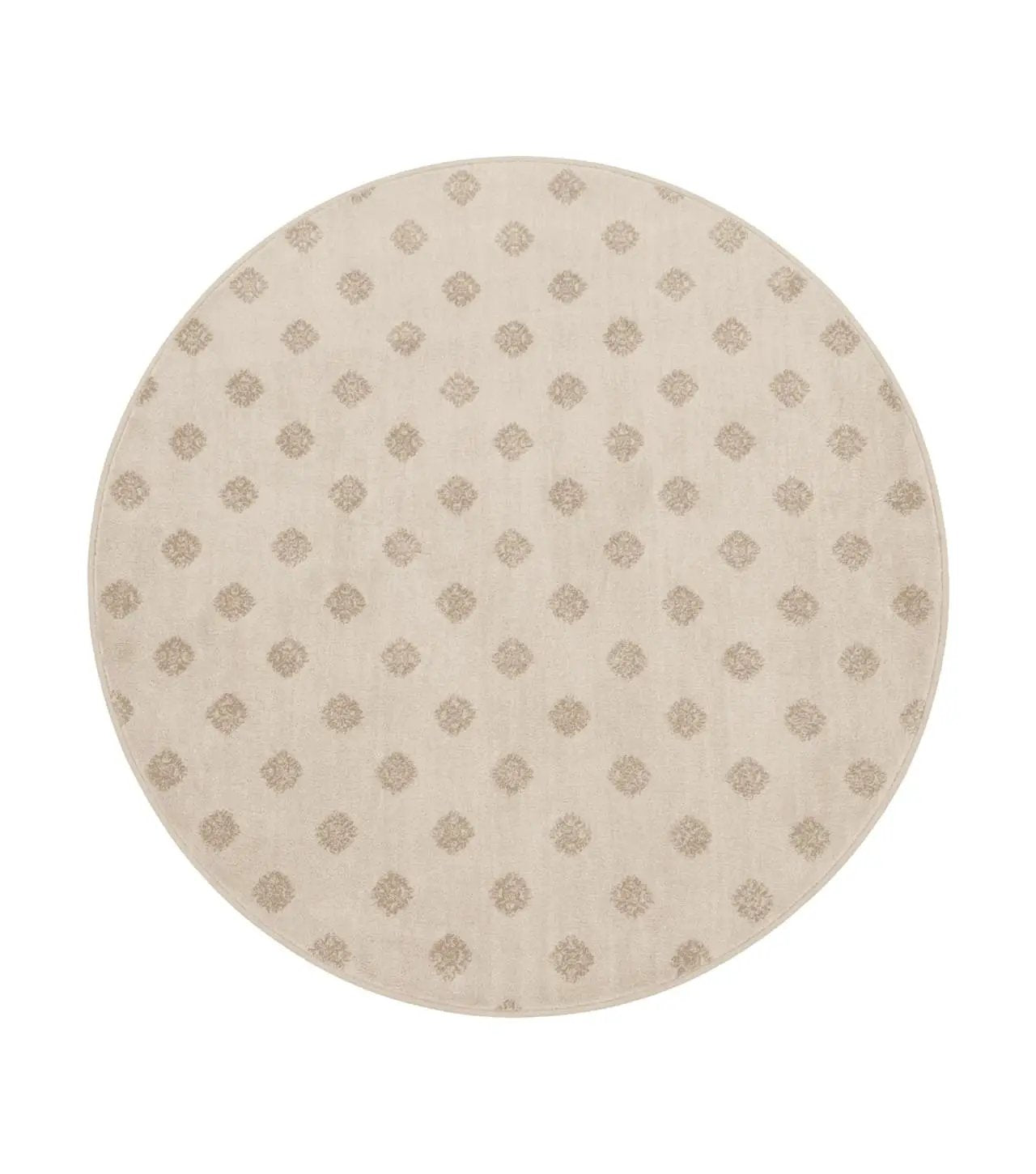 Round Power Loomed Rug 5x5, Contemporary Modern Round Carpet, 5ft Round by Jewel Rugs