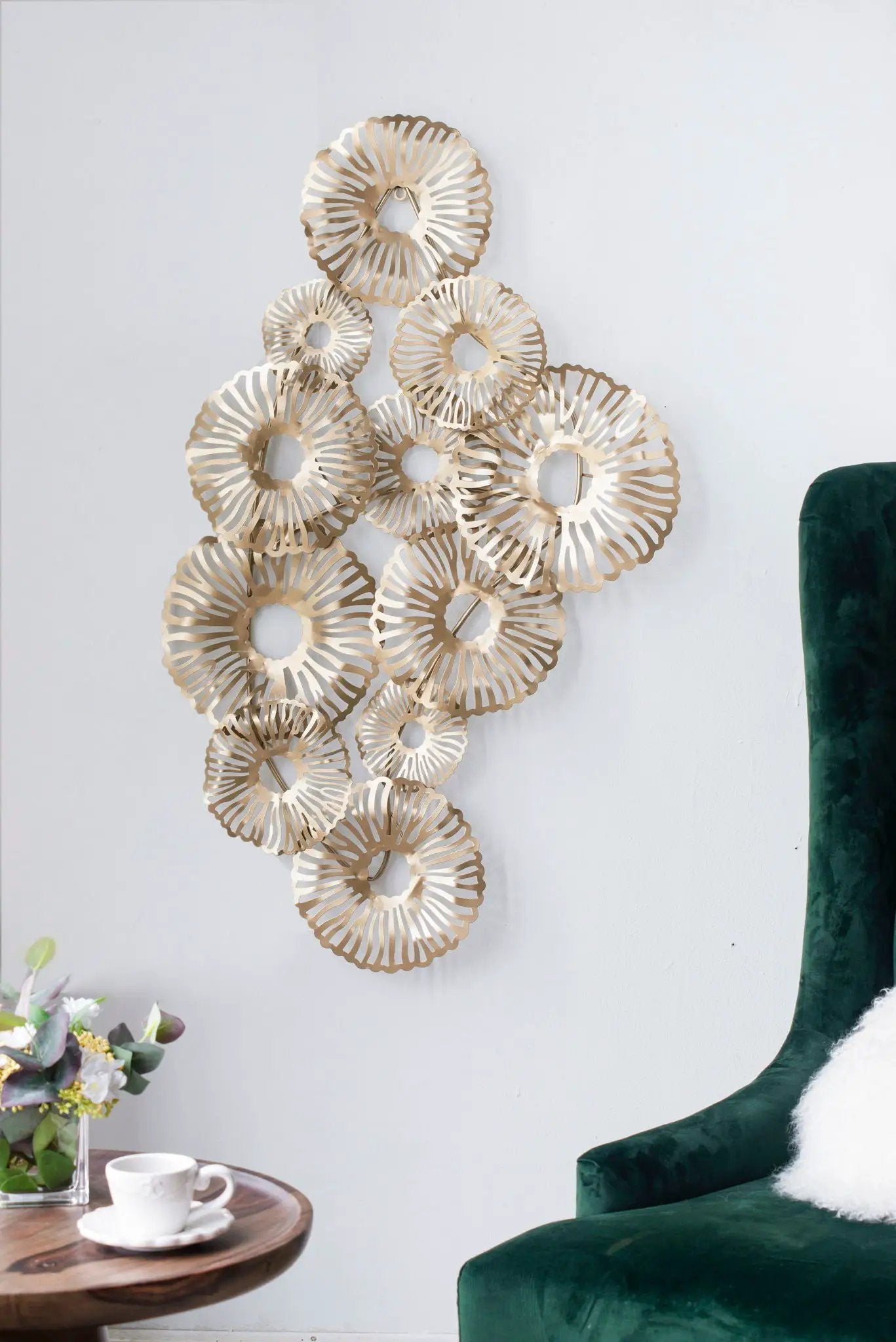 Iron Wall Art - Gold by Unique Piece Furniture