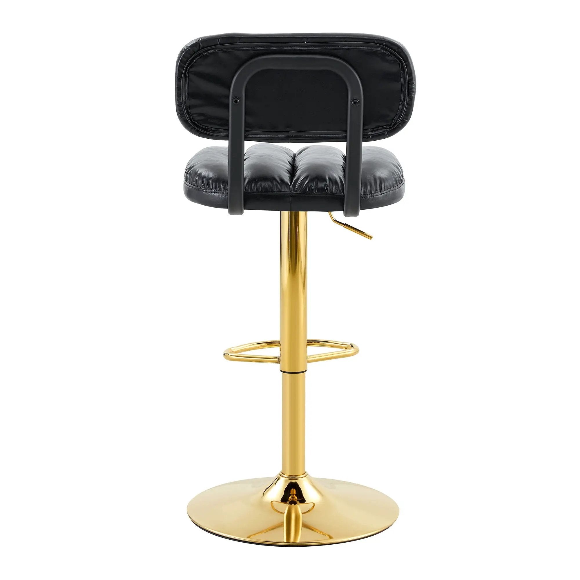 Adjustable Height Bar Stools & Footrest For Kitchen Island (Set of 2)