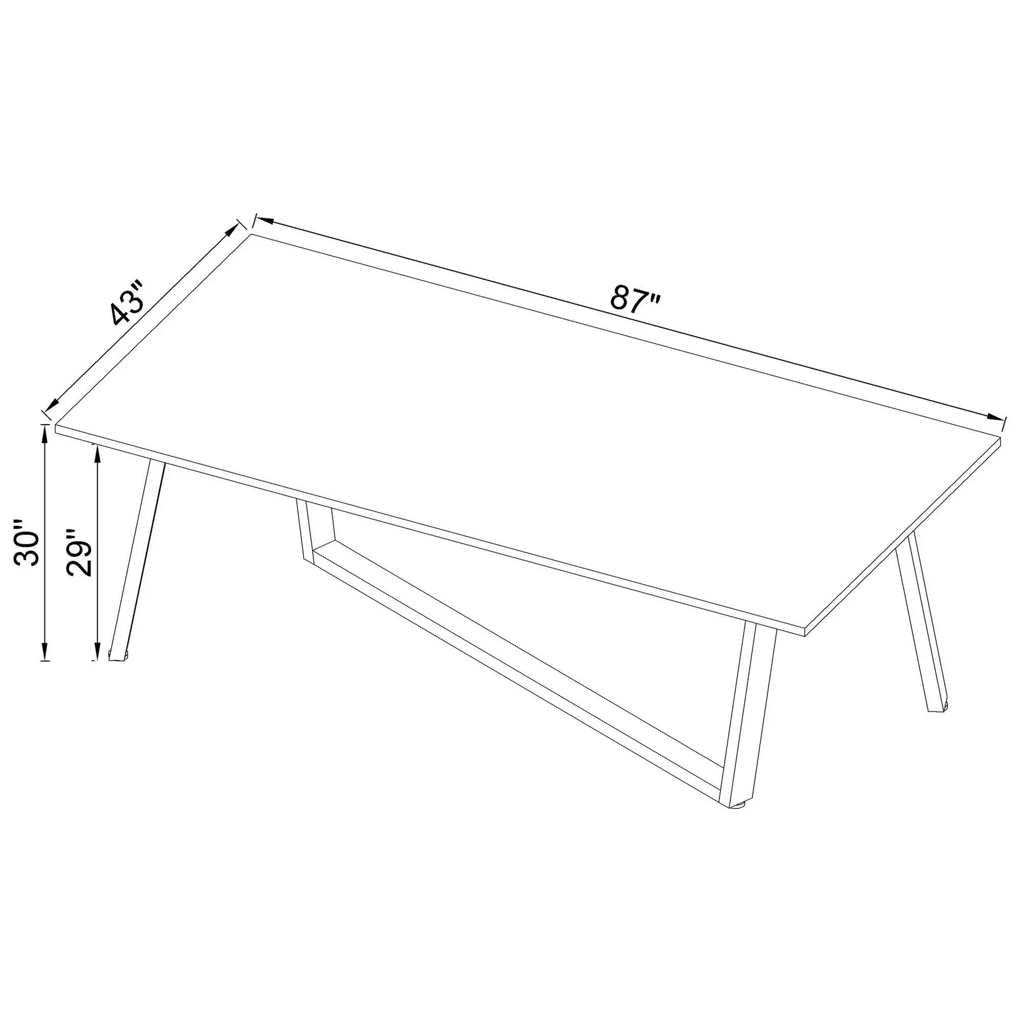 Vesper - Dining Rectangular Table - White Marble by HouseOfZazla