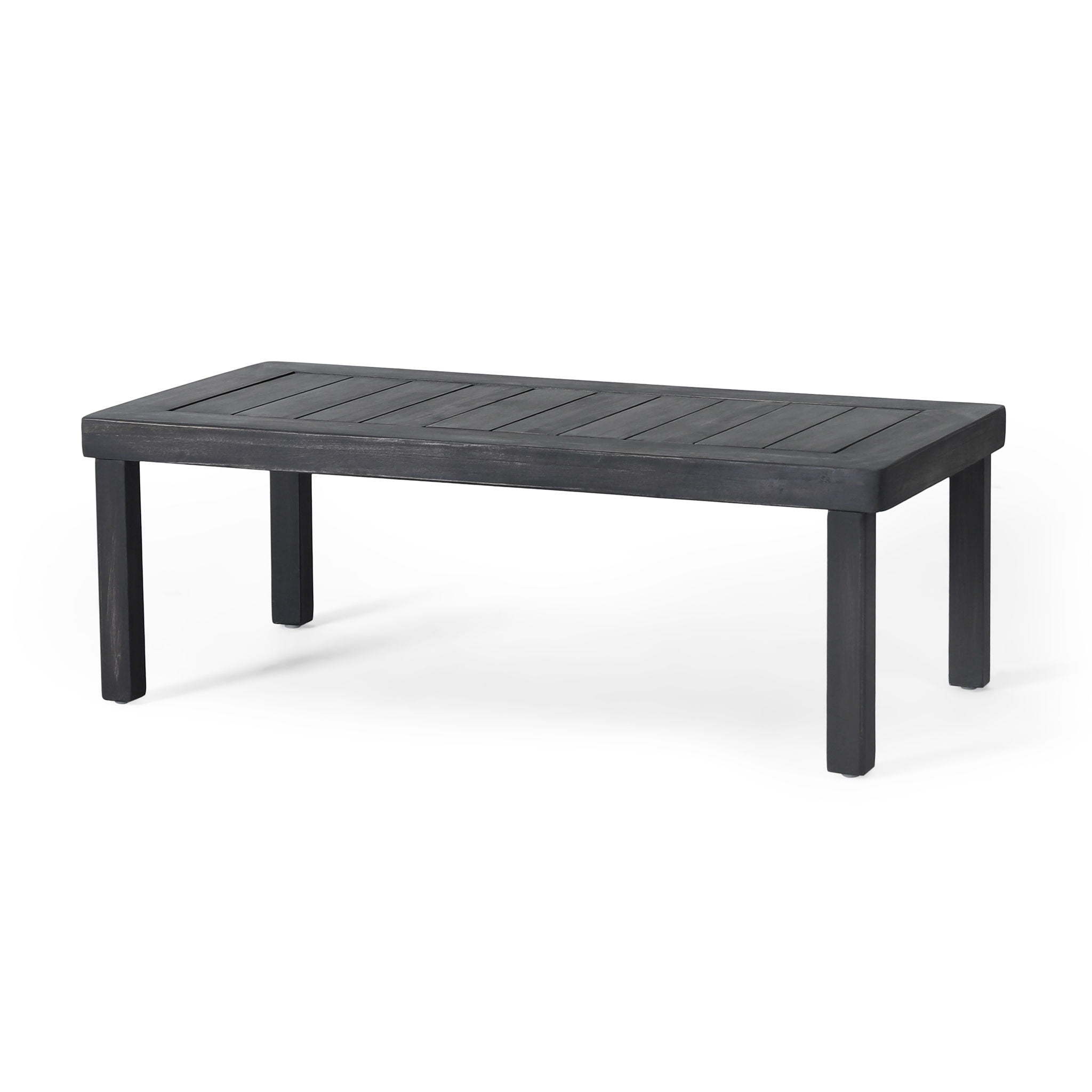 Acacia Wood Loveseat And Coffee Table Set With Cushions by HouseOfZazla