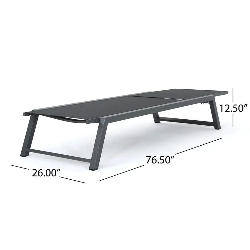 Myers Modern Chaise Lounge Set With Adjustable Back by HouseOfZazla