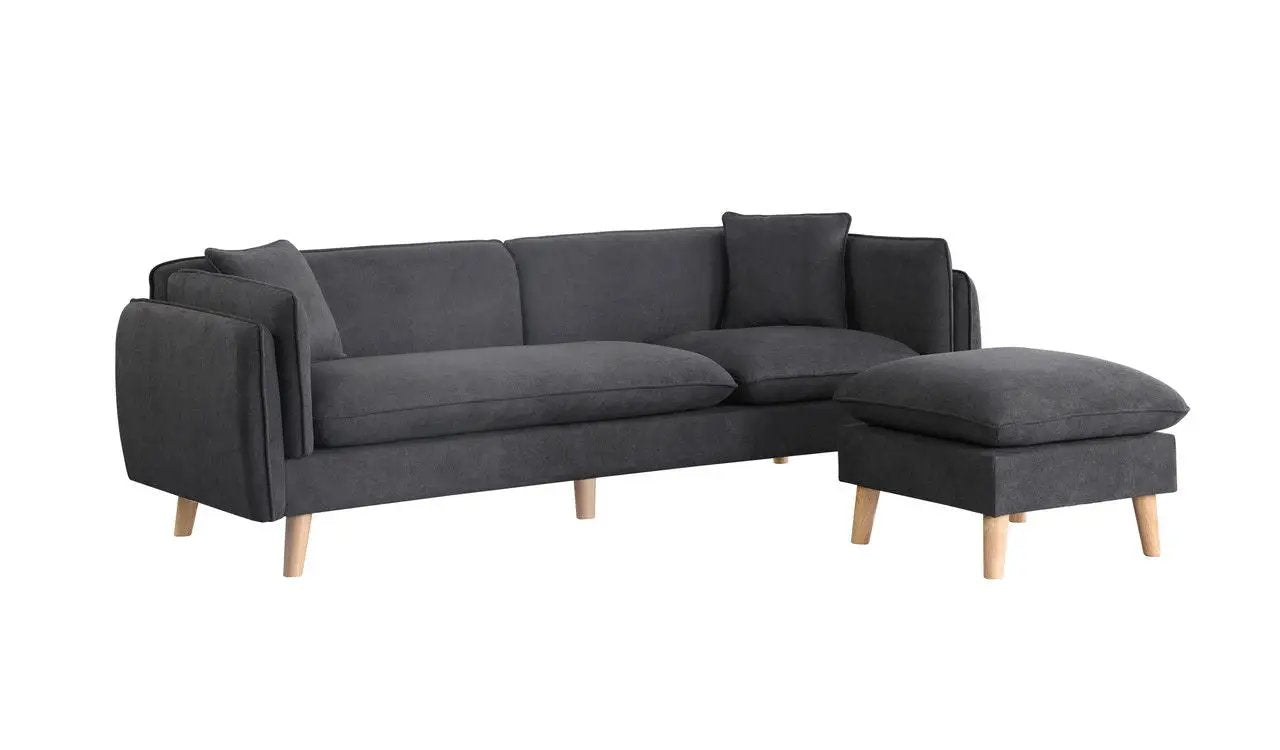 Brayden - Fabric Sectional Sofa Chaise by HouseOfZazla