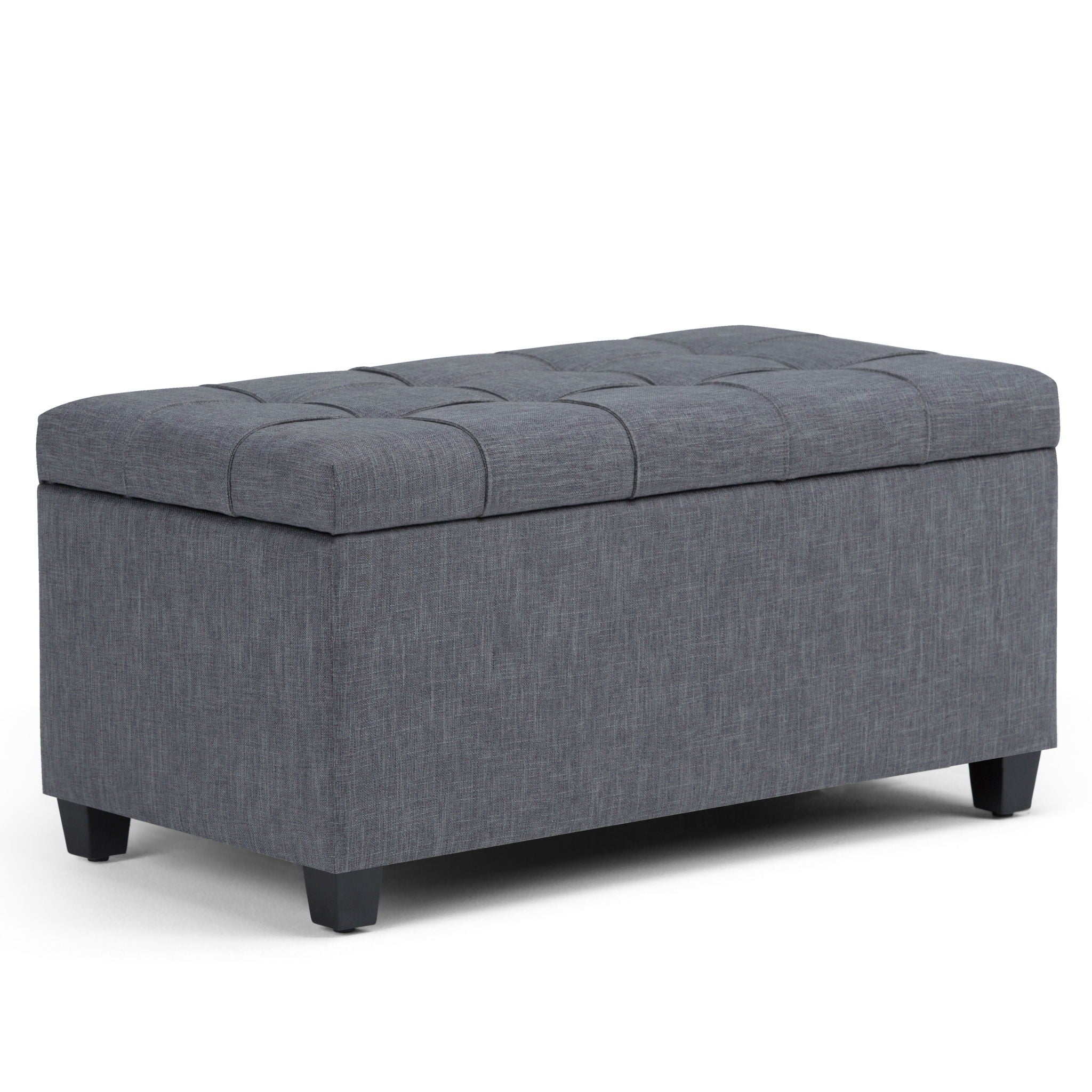 Sienna - Upholstered Storage Ottoman Bench by HouseOfZazla