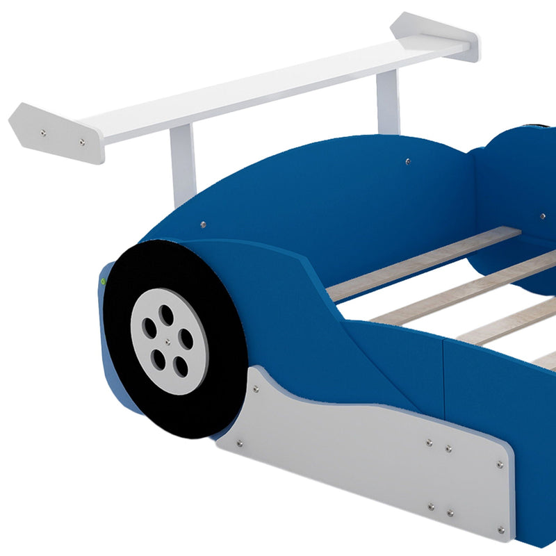 Race Car-Shaped Platform Bed With Wheels by HouseOfZazla