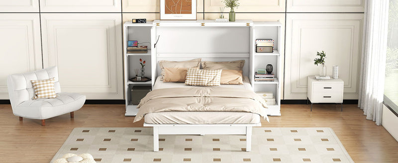 Murphy Bed With Shelves, Drawers And USB Ports by HouseOfZazla