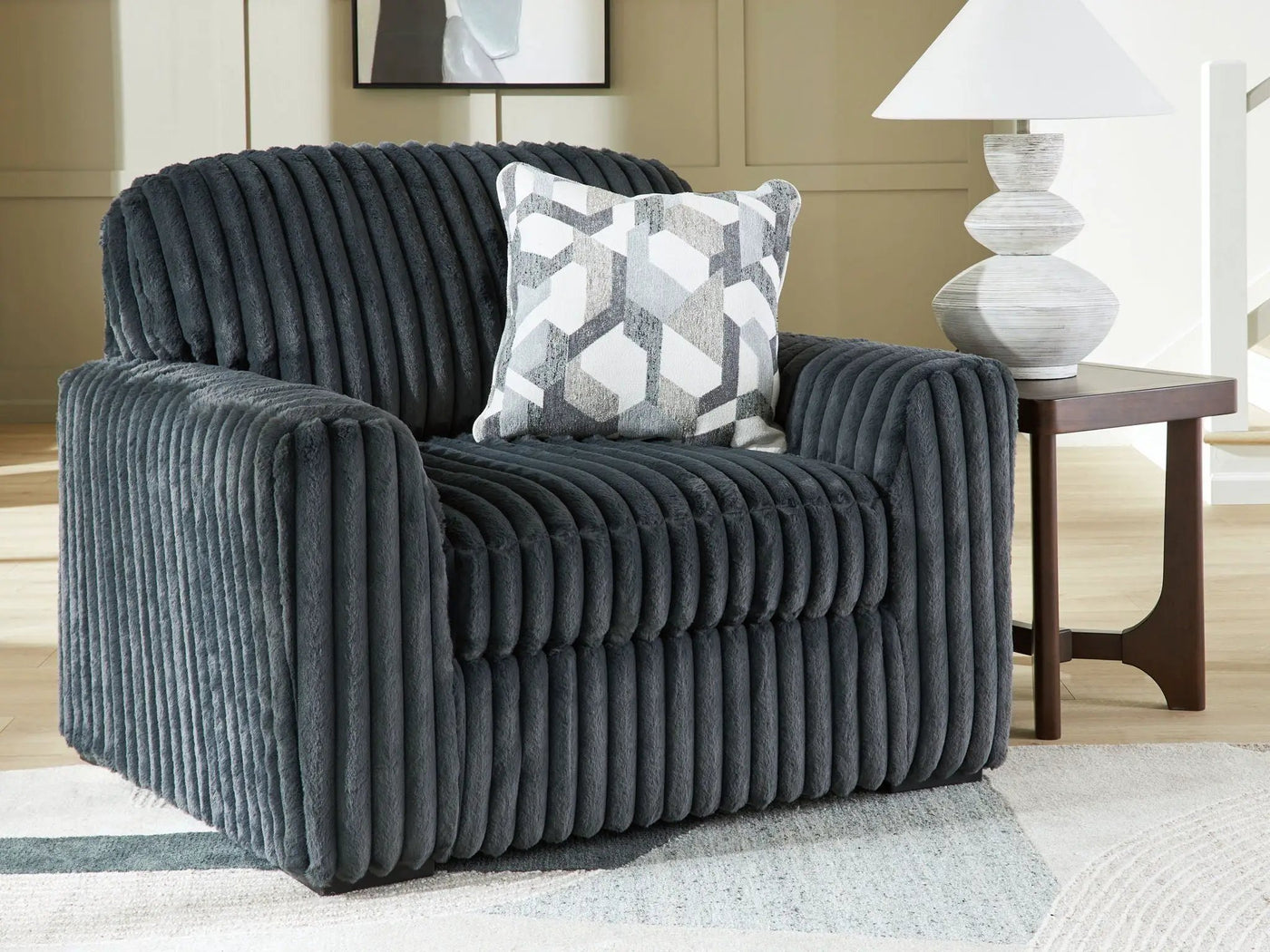 Midnight-Madness - Chair And A Half by Unique Piece Furniture