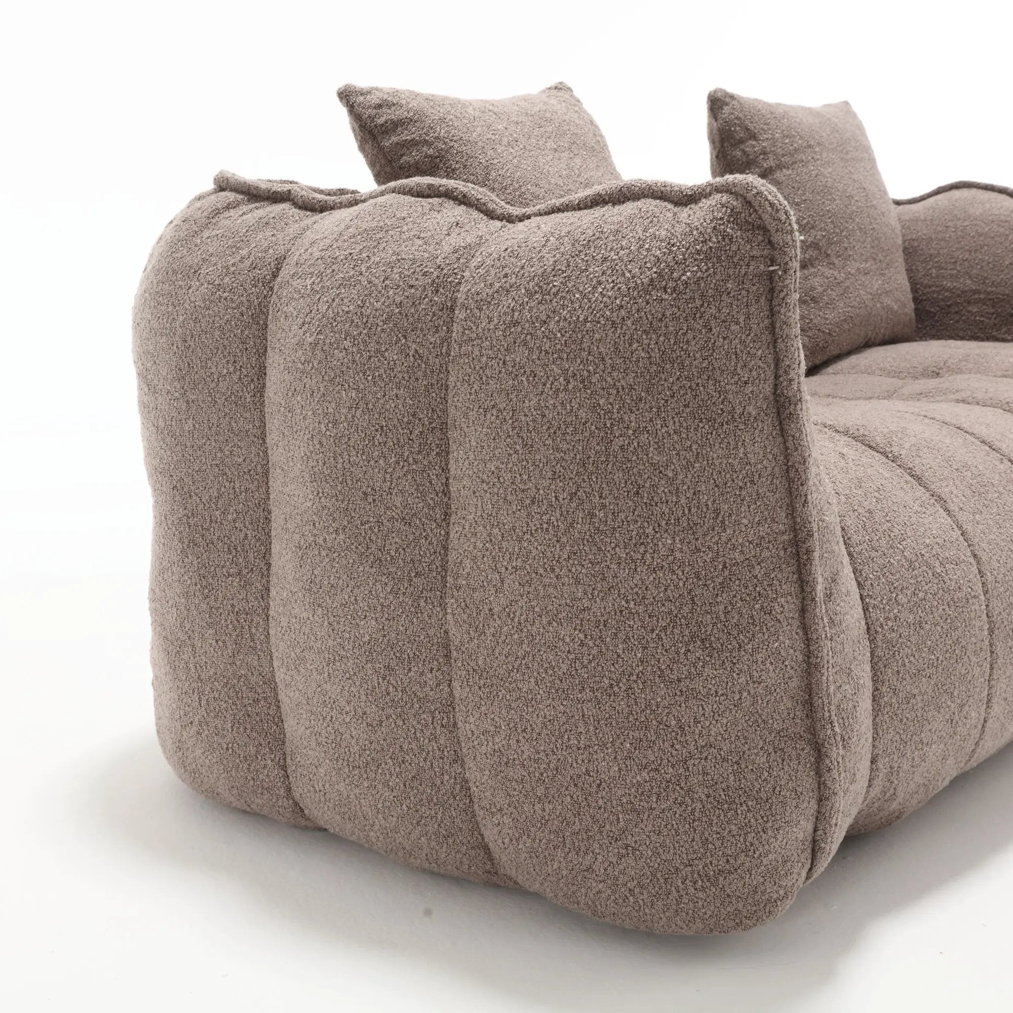 Cozy Beanbag Chair with High Resilience Foam Core by BLAKHOM
