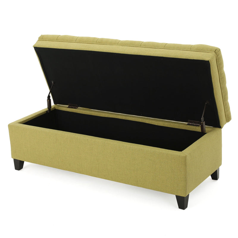 Juliana Storage Ottoman With Birch Legs by HouseOfZazla