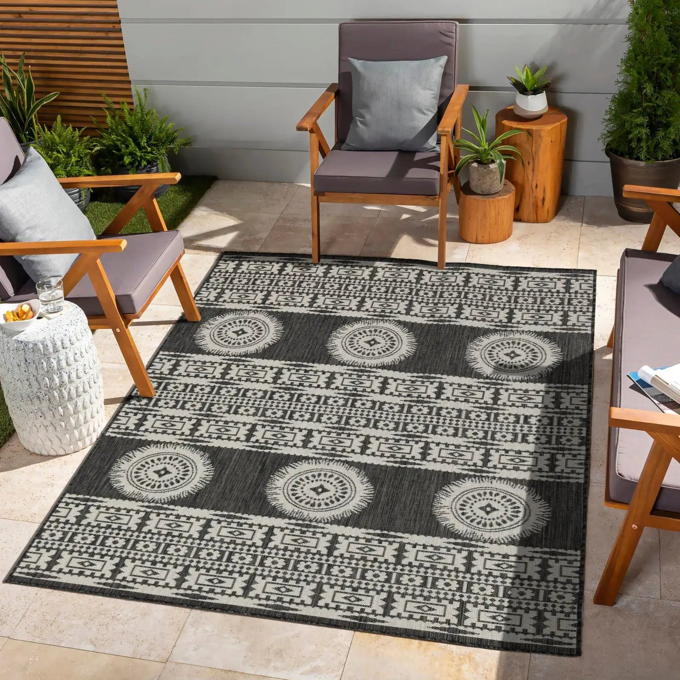 Sunshine - 2'7" X 7'3" Indoor / Outdoor Area Rug by Unique Piece Furniture