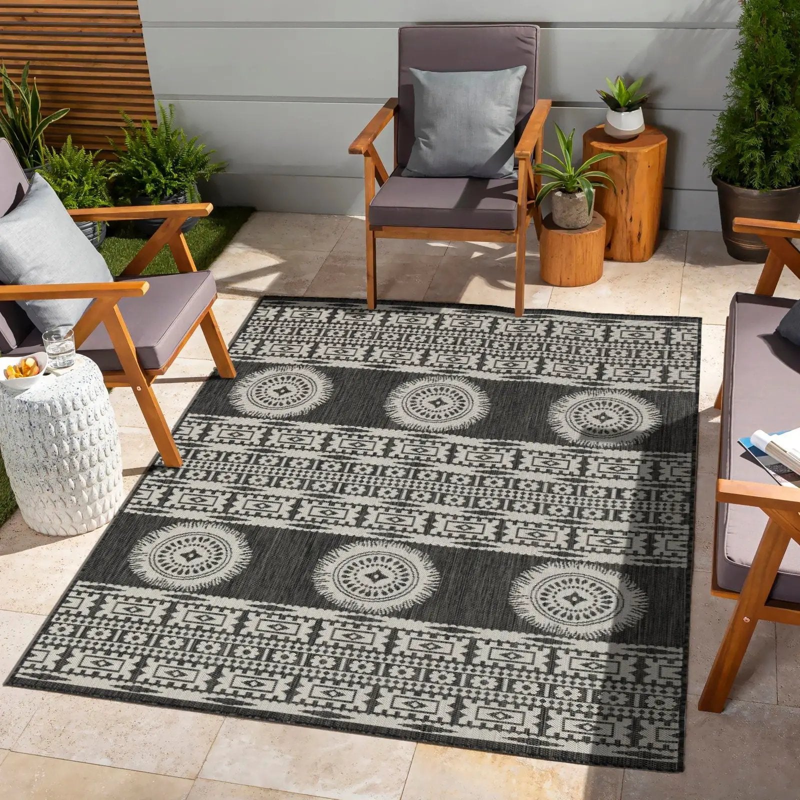 Sunshine - 2'7" X 7'3" Indoor / Outdoor Area Rug by Unique Piece Furniture