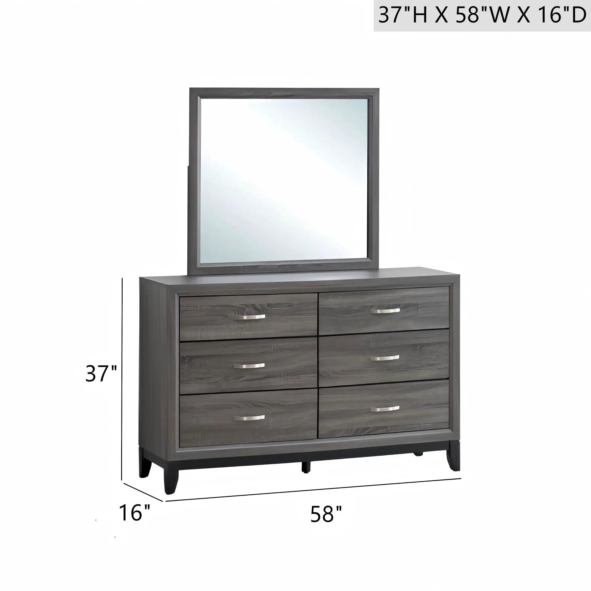 Glasgow - Dresser With 6 Drawers by HouseOfZazla