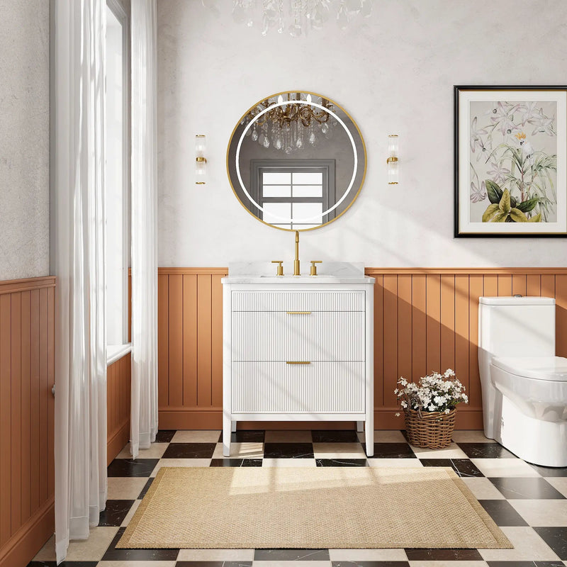 Fully Assembled 30'' Bathroom Vanity by HouseOfZazla