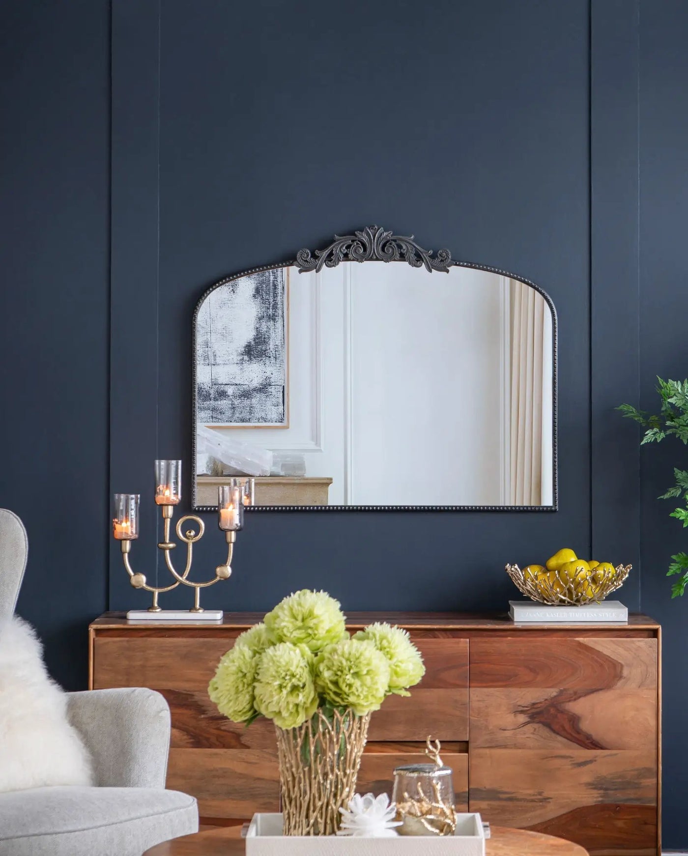 Arch Mirror, Baroque Inspired Wall Decor For Bathroom, Bedroom, Living Room by HouseOfZazla
