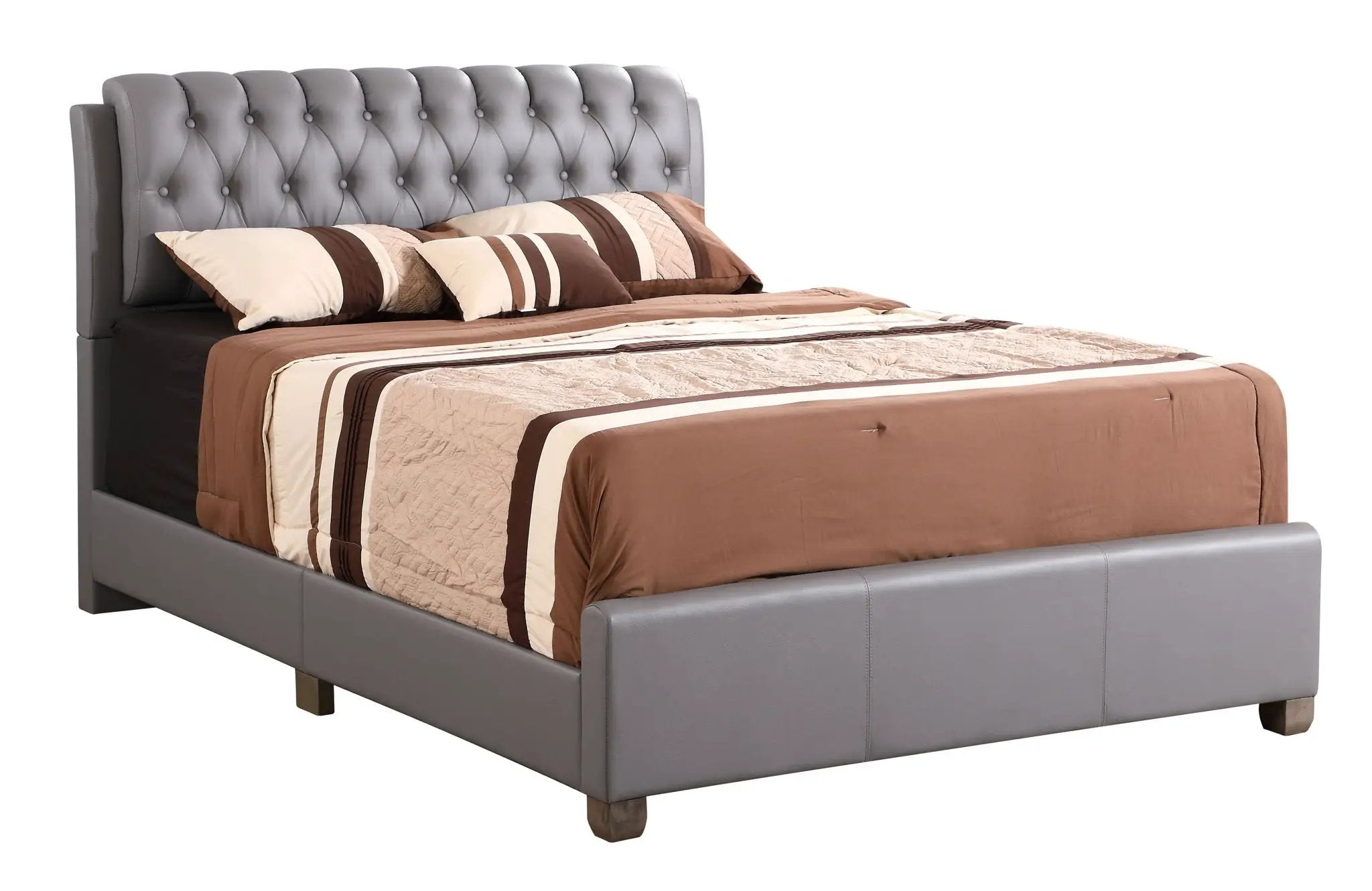 Tufted Upholstered Bed by Unique Piece Furniture